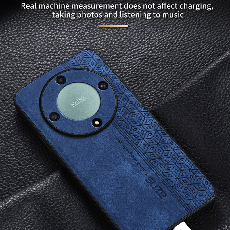 AZNS For Honor X9b 5G / Magic6 Lite 5G Case Anti-Scratch PU Leather Coated TPU Phone Cover