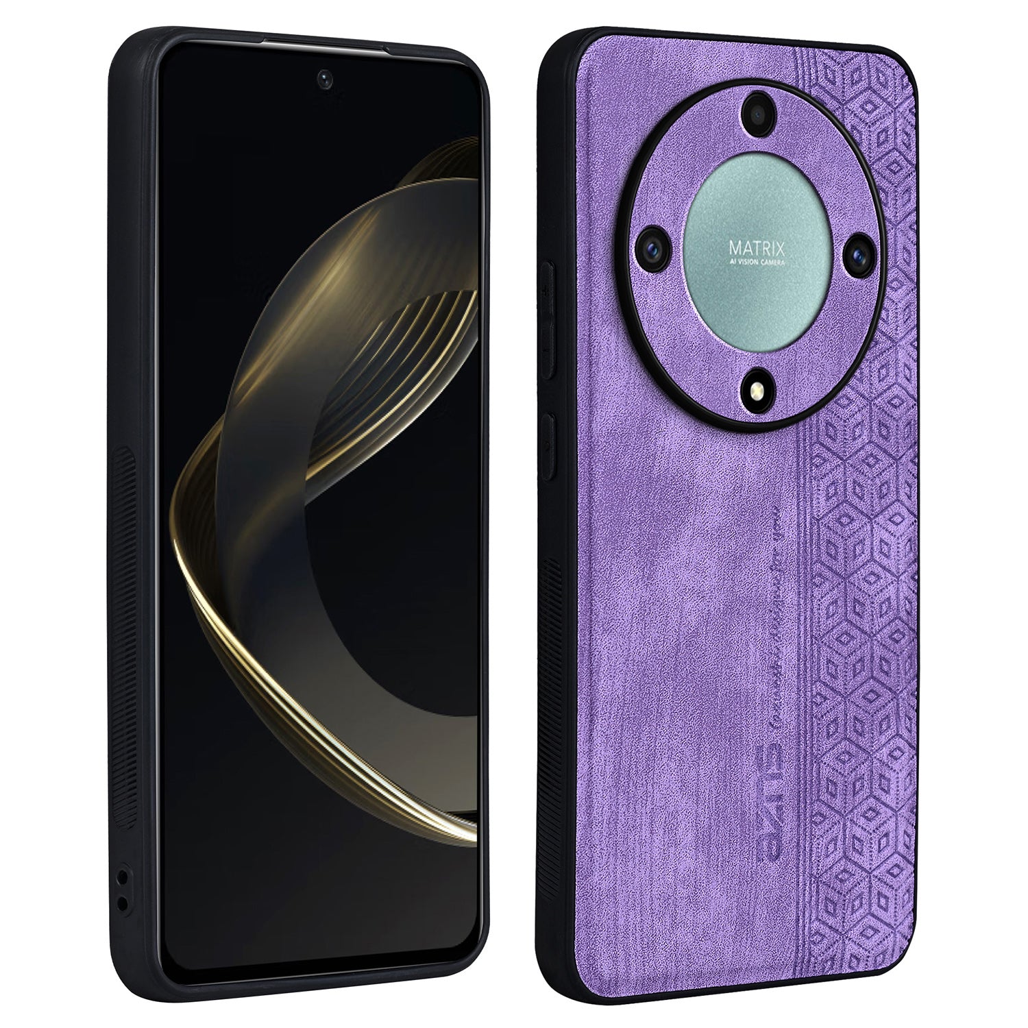 AZNS For Honor X9b 5G / Magic6 Lite 5G Case Anti-Scratch PU Leather Coated TPU Phone Cover