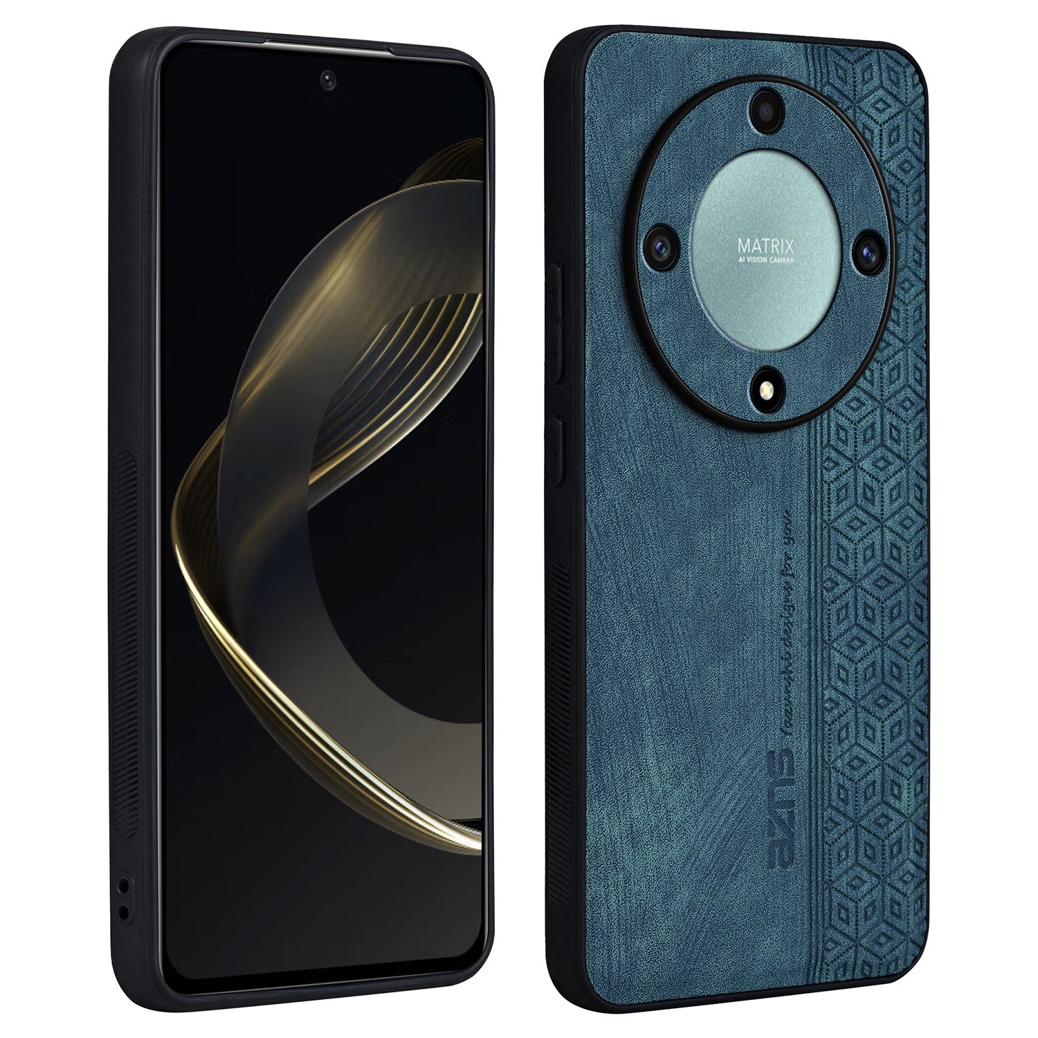 AZNS For Honor X9b 5G / Magic6 Lite 5G Case Anti-Scratch PU Leather Coated TPU Phone Cover