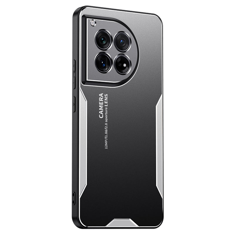For OnePlus 12 5G Case Anti-Scratch Aluminum Alloy+TPU+PC Phone Cover