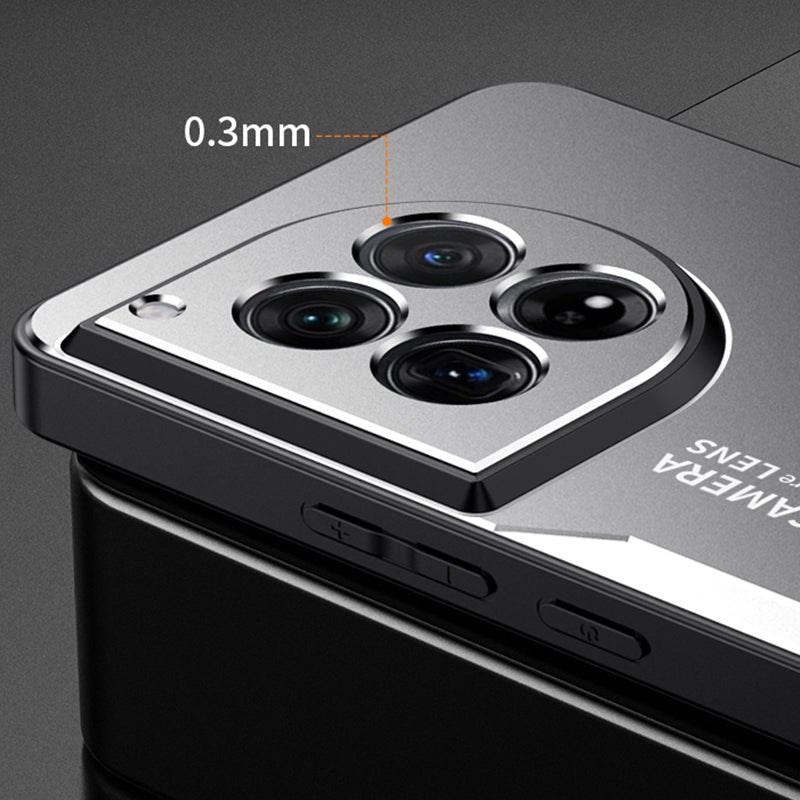 For OnePlus 12 5G Case Anti-Scratch Aluminum Alloy+TPU+PC Phone Cover