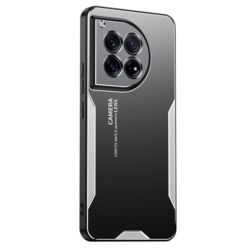 For OnePlus Ace 3 5G / 12R 5G Case Protective Aluminum Alloy+TPU+PC Phone Cover