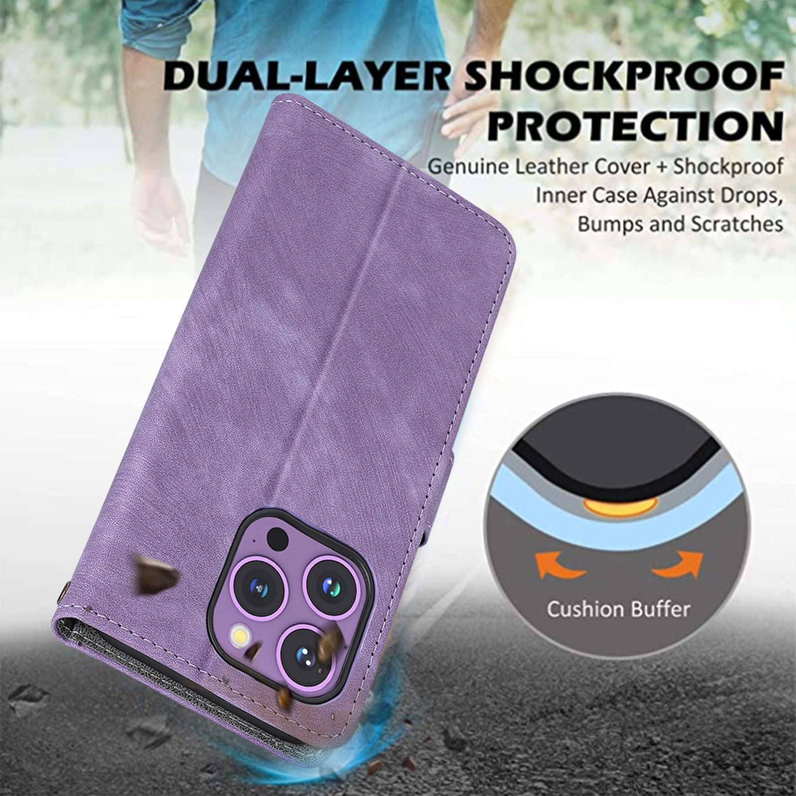 For vivo Y200e 5G /  V40 SE 5G /  Y100 5G (Indonesia) /  V30 Lite 4G /  T3 5G Case RFID Blocking PU Leather Stand Cover with Wrist Strap