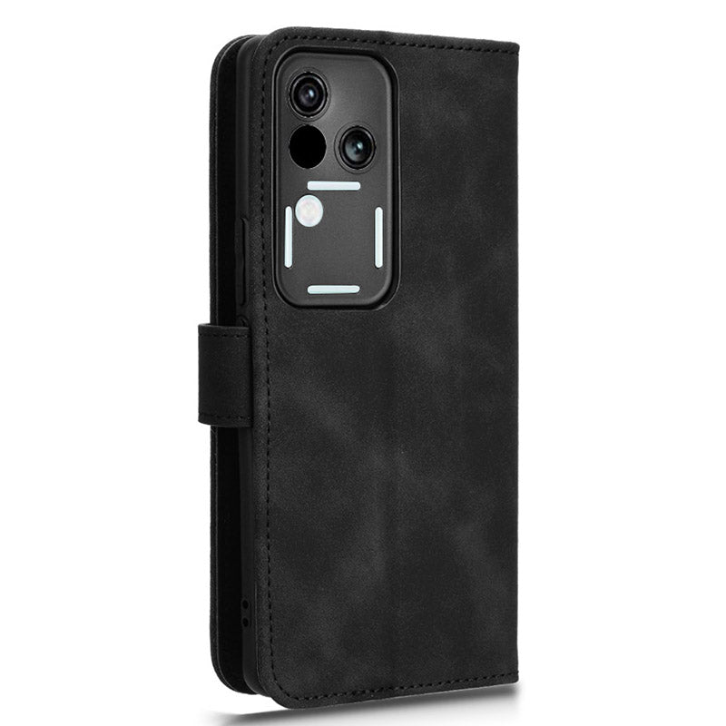 For vivo S18 5G Protective Case Skin-Touch Leather Flip Phone Cover
