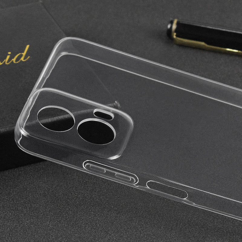 For Motorola Moto G34 5G TPU Case Transparent Camera Protection Phone Cover