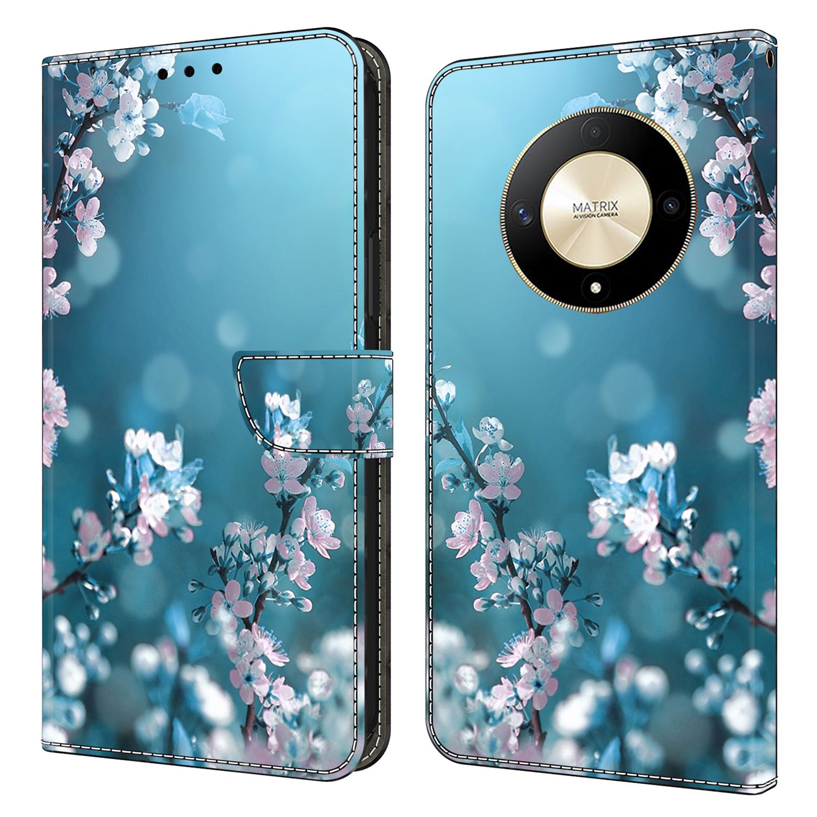 For Honor Magic6 Lite 5G / X9b 5G Wallet Case Anti-Drop 3D Pattern Printing Phone Cover