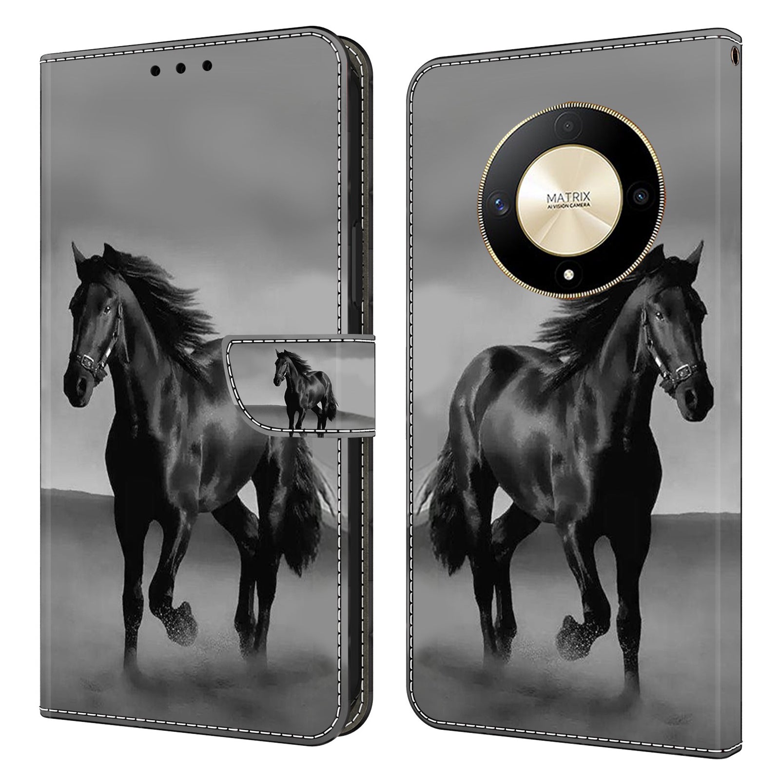 For Honor Magic6 Lite 5G / X9b 5G / X50 5G Case 3D Pattern PU Leather Wallet Flip Phone Cover
