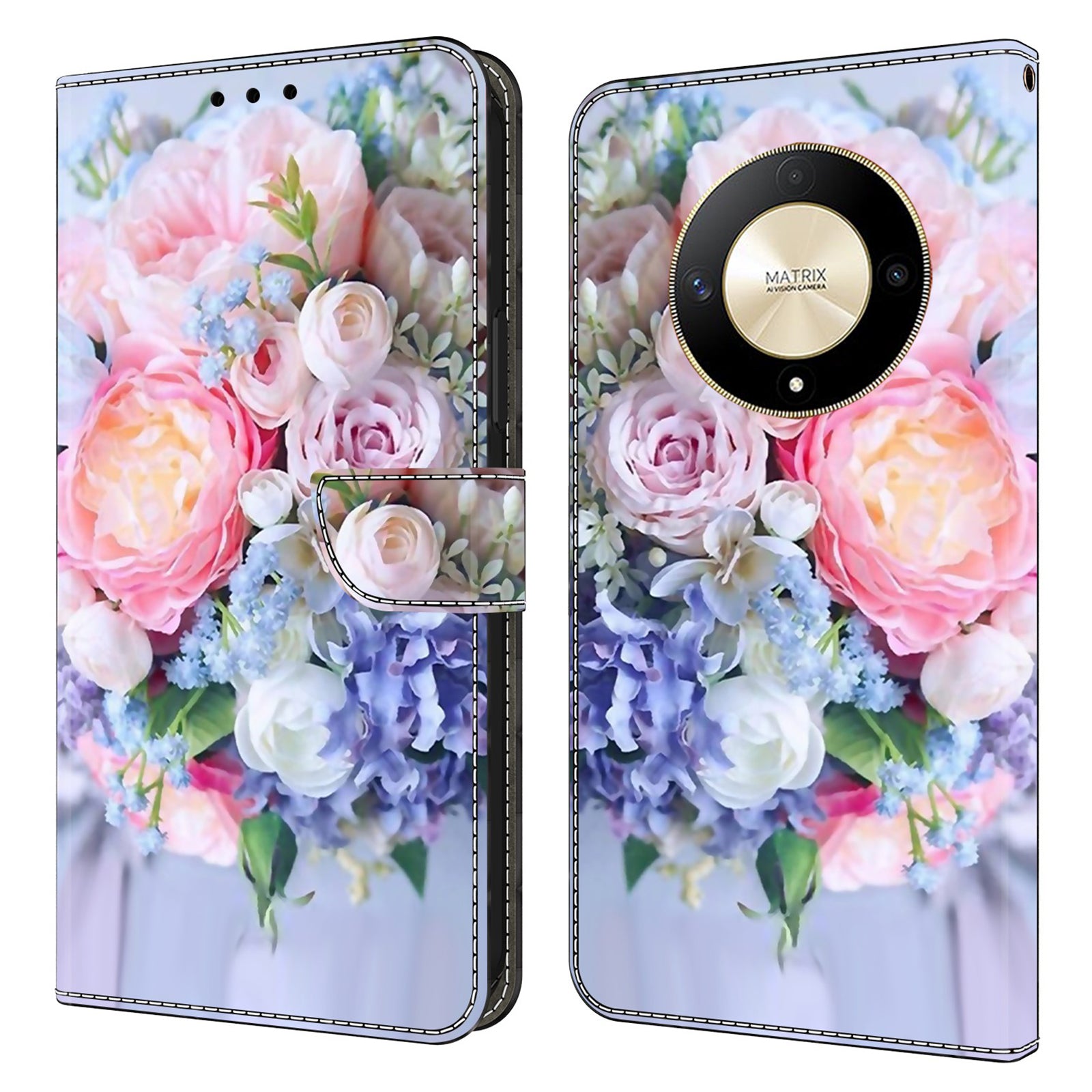 For Honor Magic6 Lite 5G / X9b 5G / X50 5G Case 3D Pattern PU Leather Wallet Flip Phone Cover
