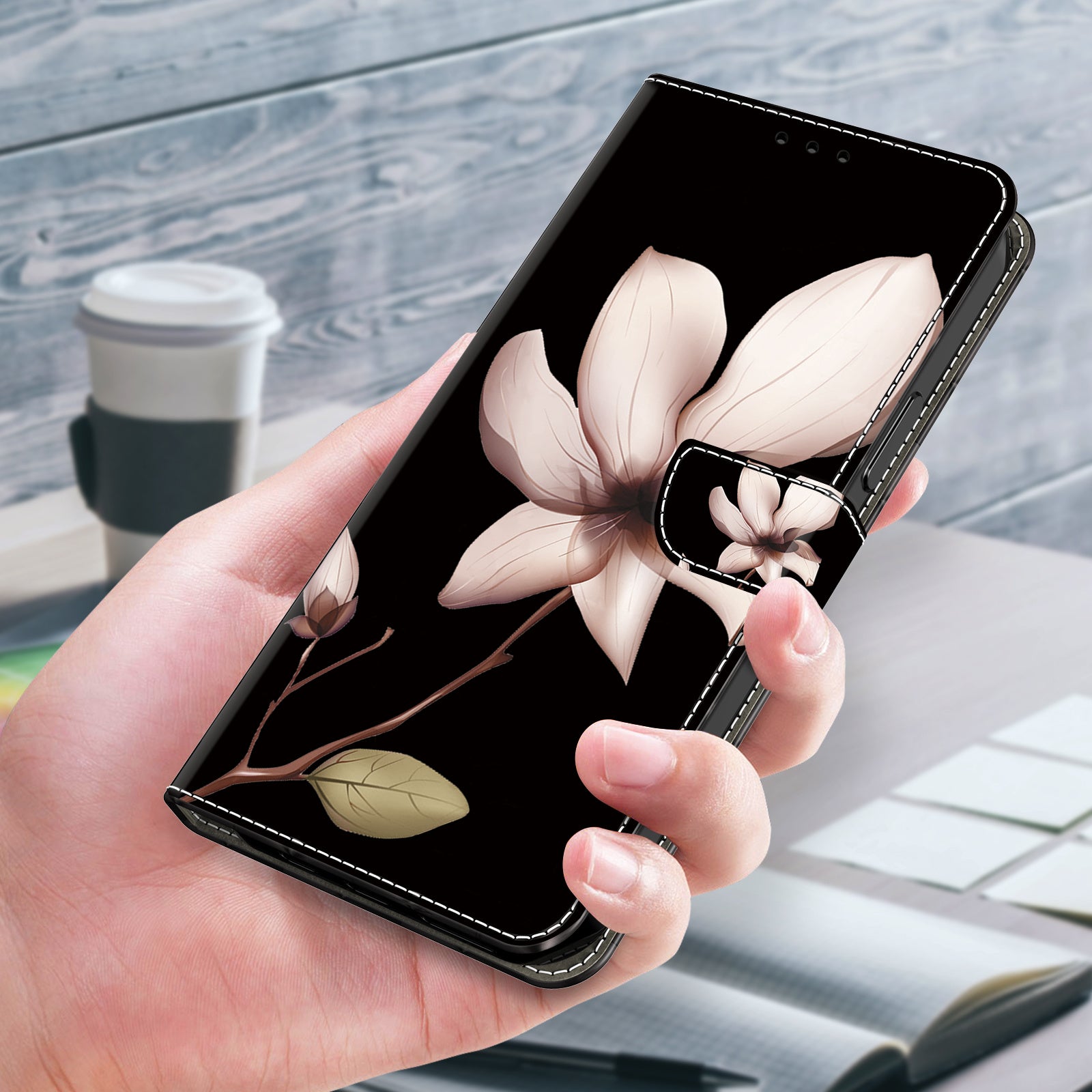 For Motorola Moto G34 5G Case PU Leather 3D Pattern Wallet Phone Cover with Standing Function