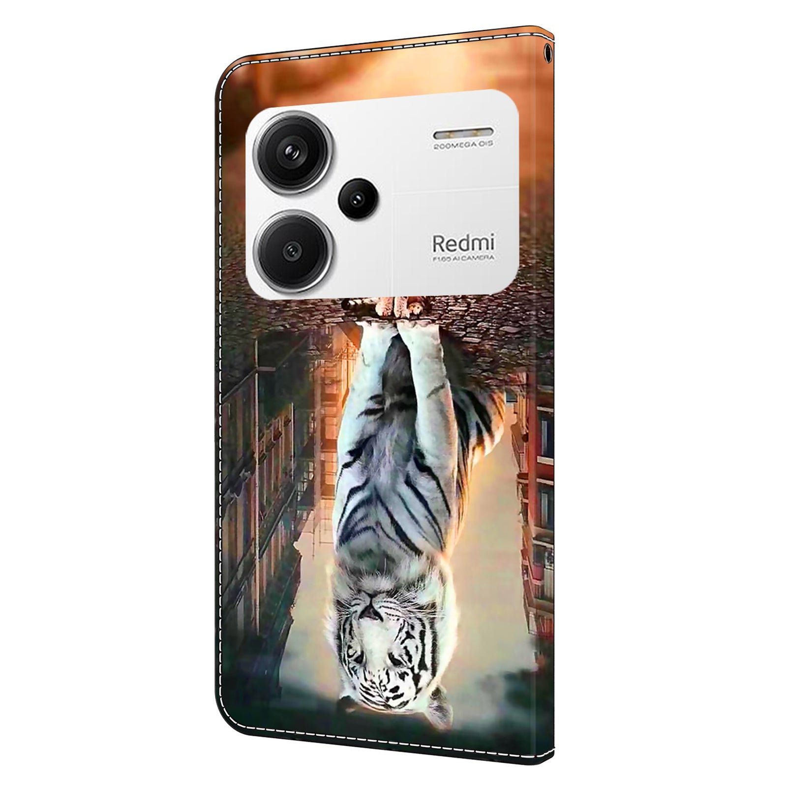 For Xiaomi Redmi Note 13 Pro+ 5G Leather Case 3D Creative Pattern Design Flip Stand Phone Cover