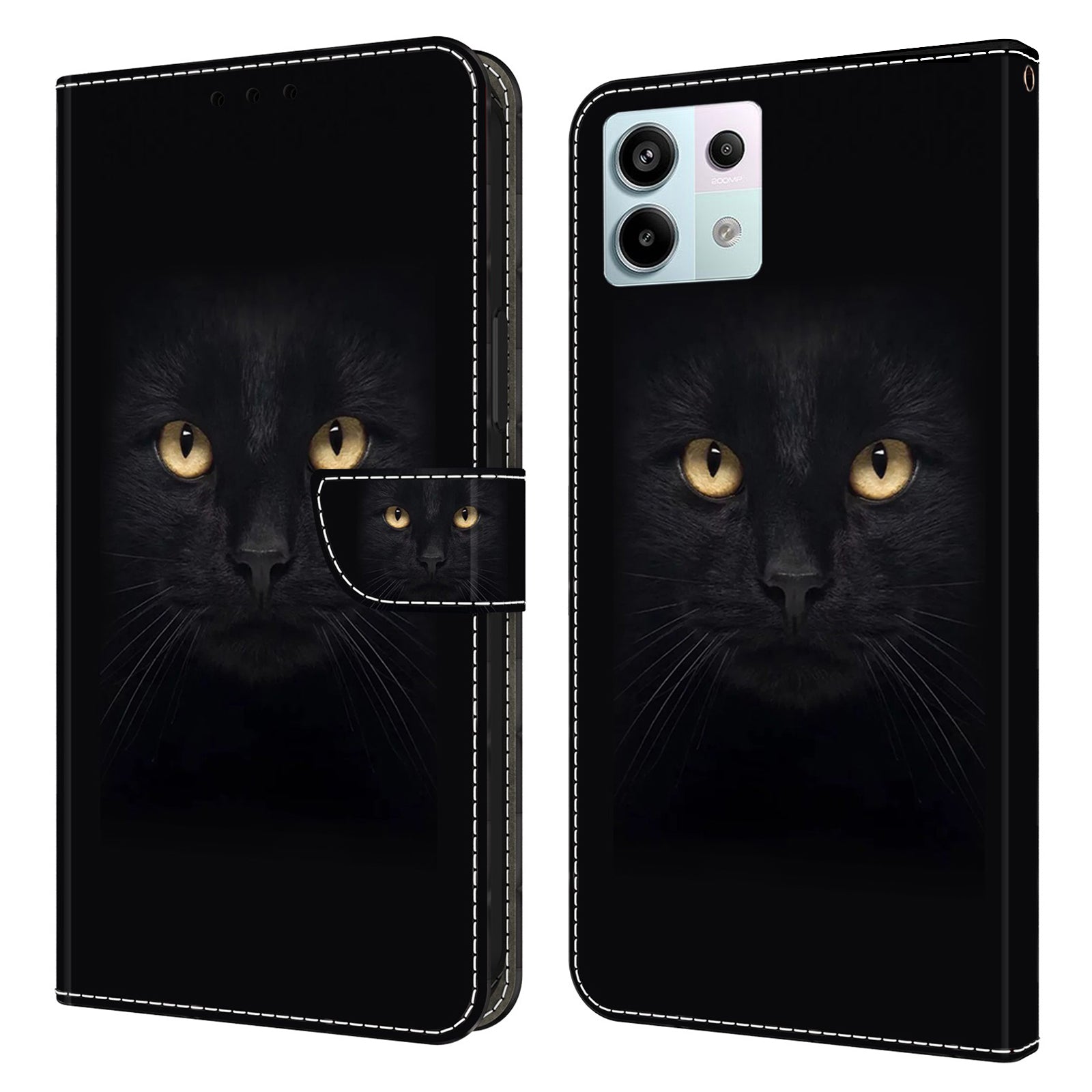 For Xiaomi Redmi Note 13 Pro 5G / Poco X6 5G Case 3D Pattern Flip Wallet PU Leather Phone Cover
