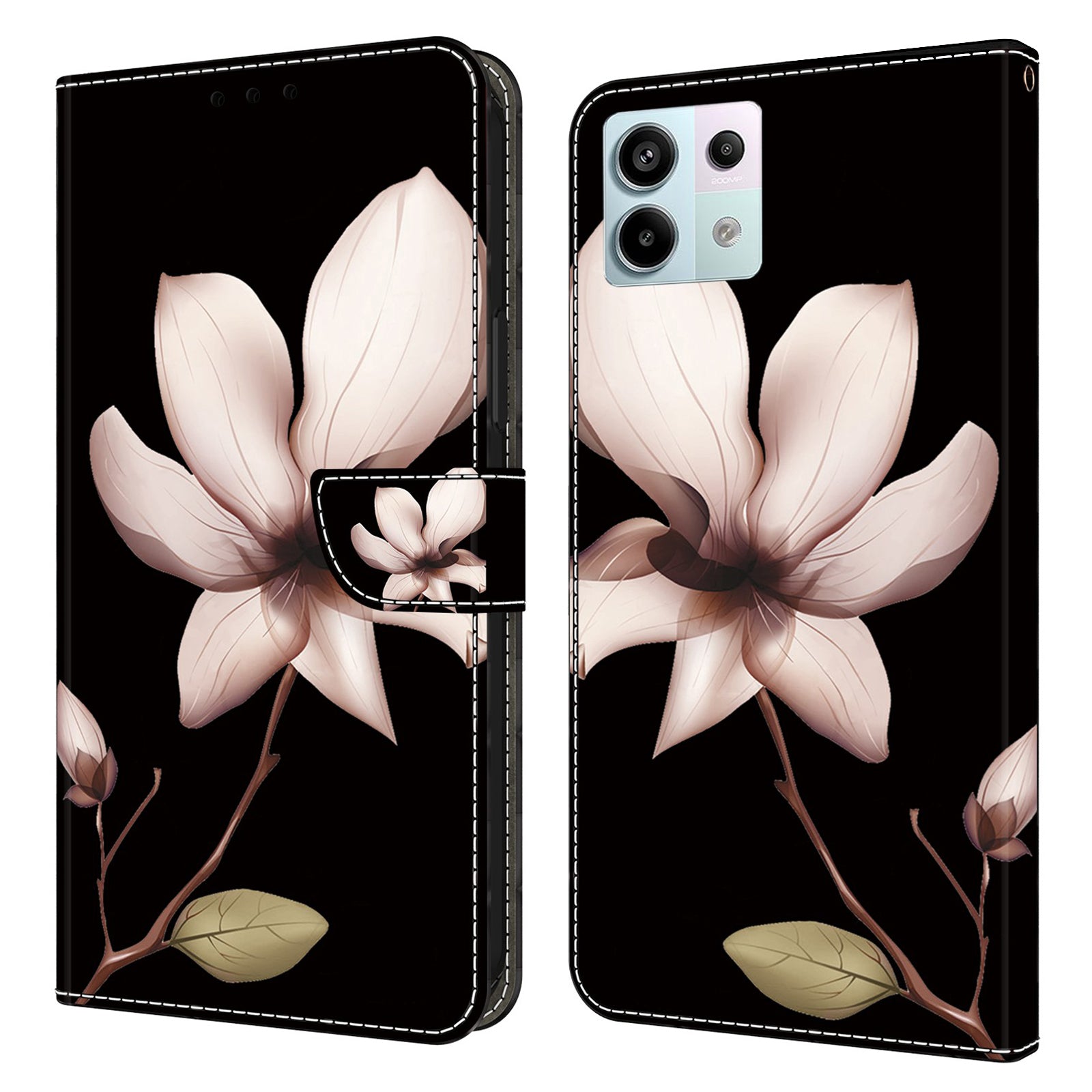 For Xiaomi Redmi Note 13 Pro 5G / Poco X6 5G Case 3D Pattern Flip Wallet PU Leather Phone Cover