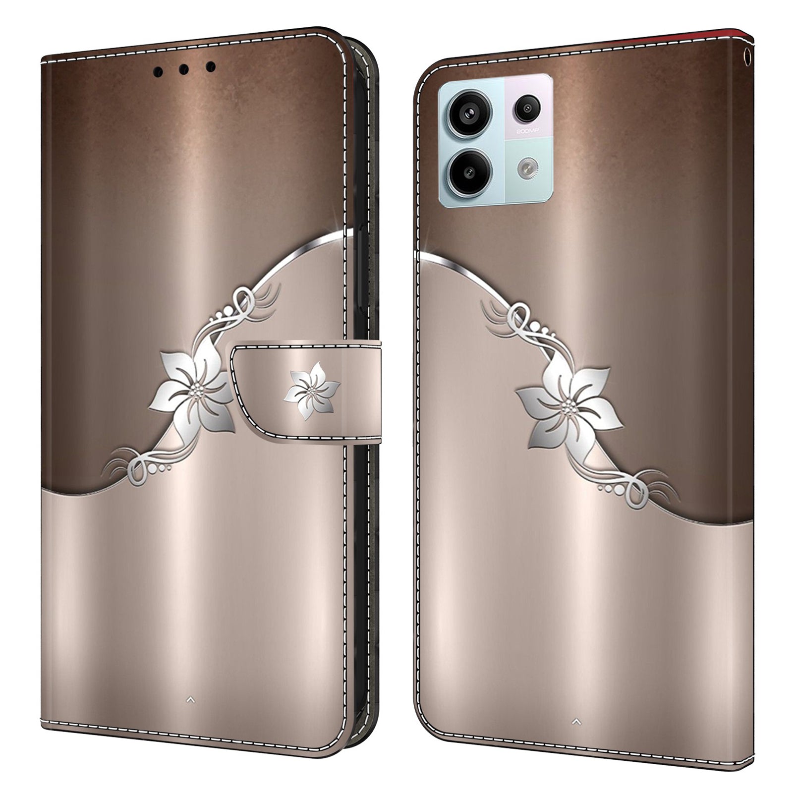 For Xiaomi Redmi Note 13 Pro 5G / Poco X6 5G Case 3D Pattern Flip Wallet PU Leather Phone Cover