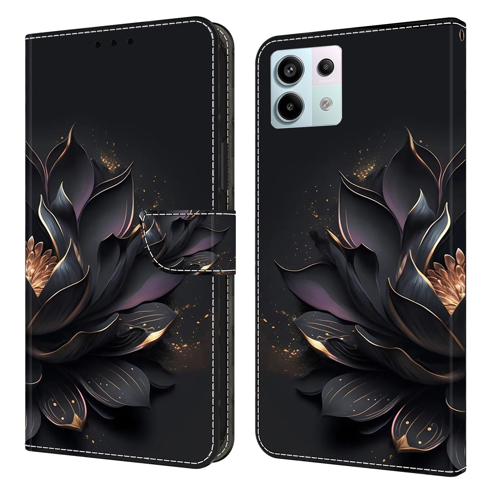 For Xiaomi Redmi Note 13 Pro 5G / Poco X6 5G Case 3D Pattern Flip Wallet PU Leather Phone Cover