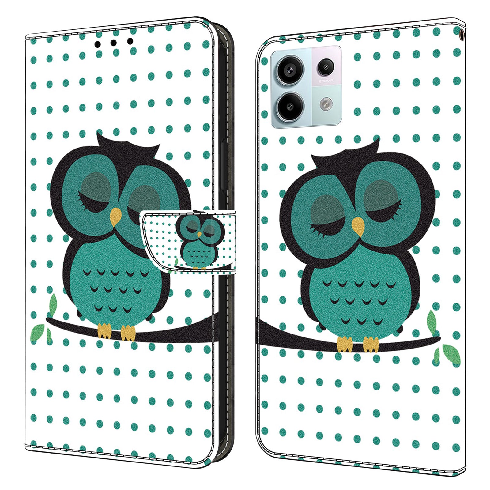 For Xiaomi Redmi Note 13 Pro 5G / Poco X6 5G Case 3D Pattern Flip Wallet PU Leather Phone Cover