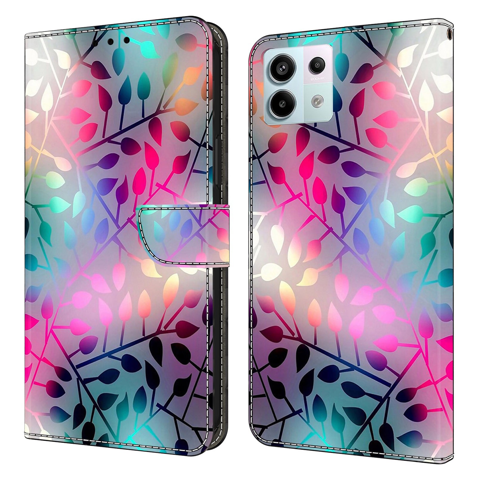For Xiaomi Redmi Note 13 Pro 5G / Poco X6 5G Case 3D Pattern Flip Wallet PU Leather Phone Cover