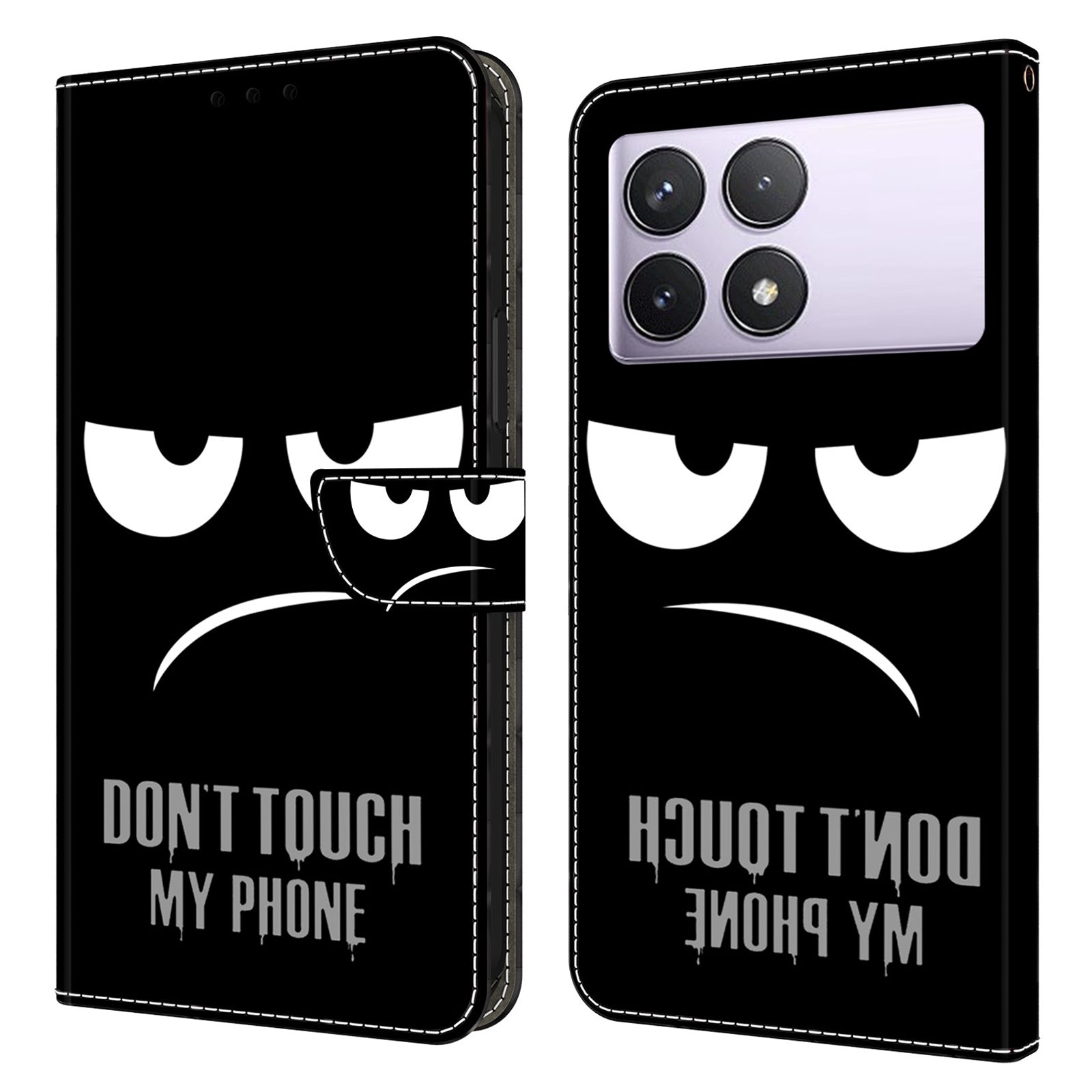 For Xiaomi Redmi K70E 5G / Poco X6 Pro 5G Case Wallet 3D Pattern PU Leather Phone Cover