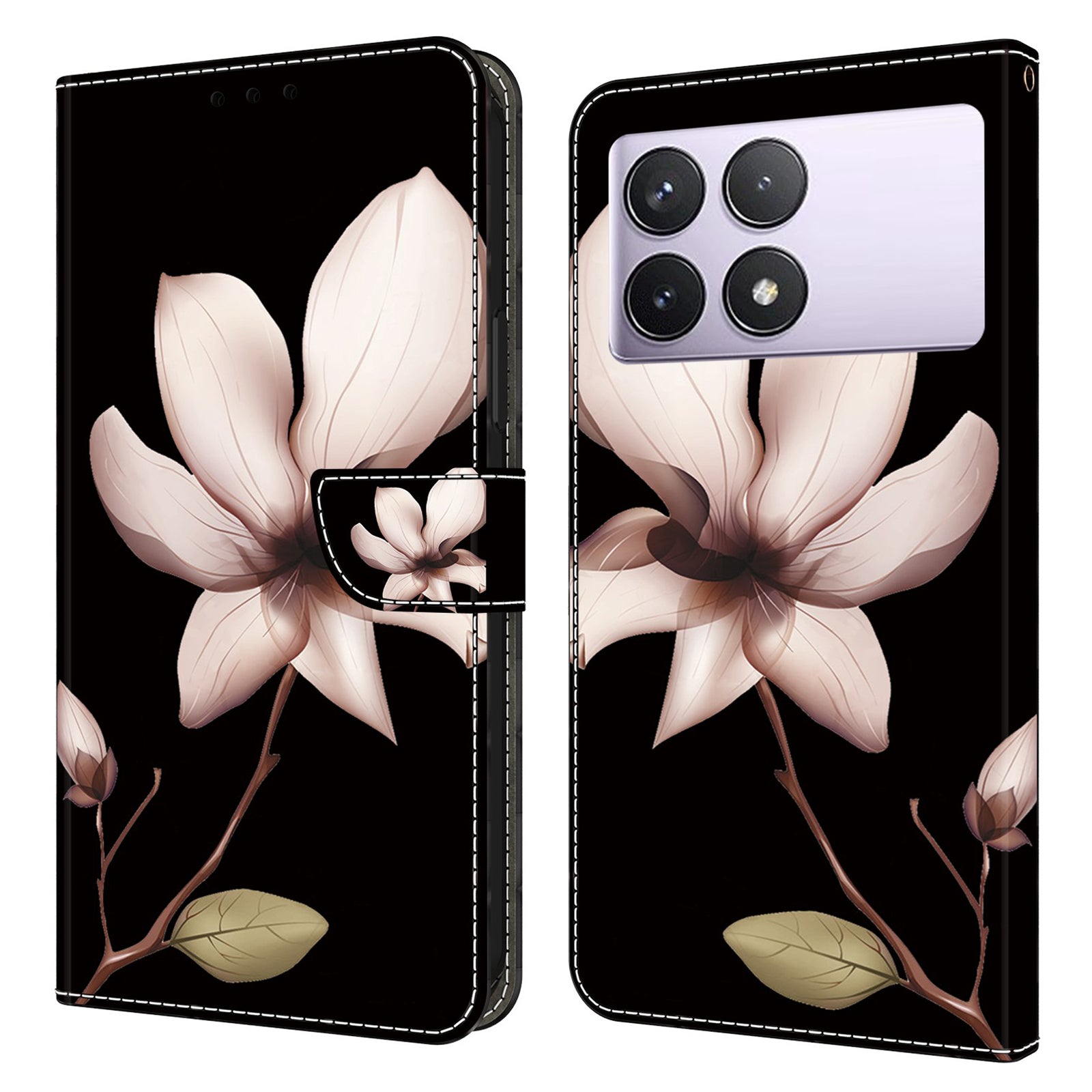For Xiaomi Redmi K70E 5G / Poco X6 Pro 5G Case Wallet 3D Pattern PU Leather Phone Cover