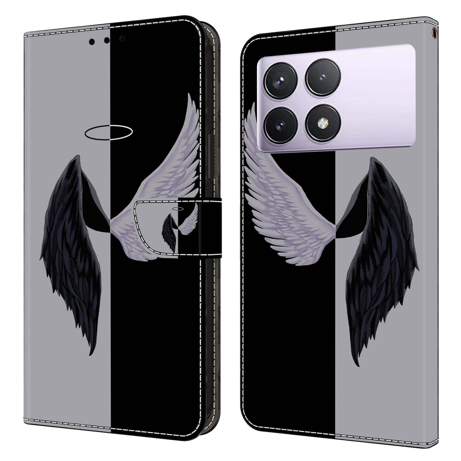 For Xiaomi Redmi K70E 5G / Poco X6 Pro 5G Case Wallet 3D Pattern PU Leather Phone Cover