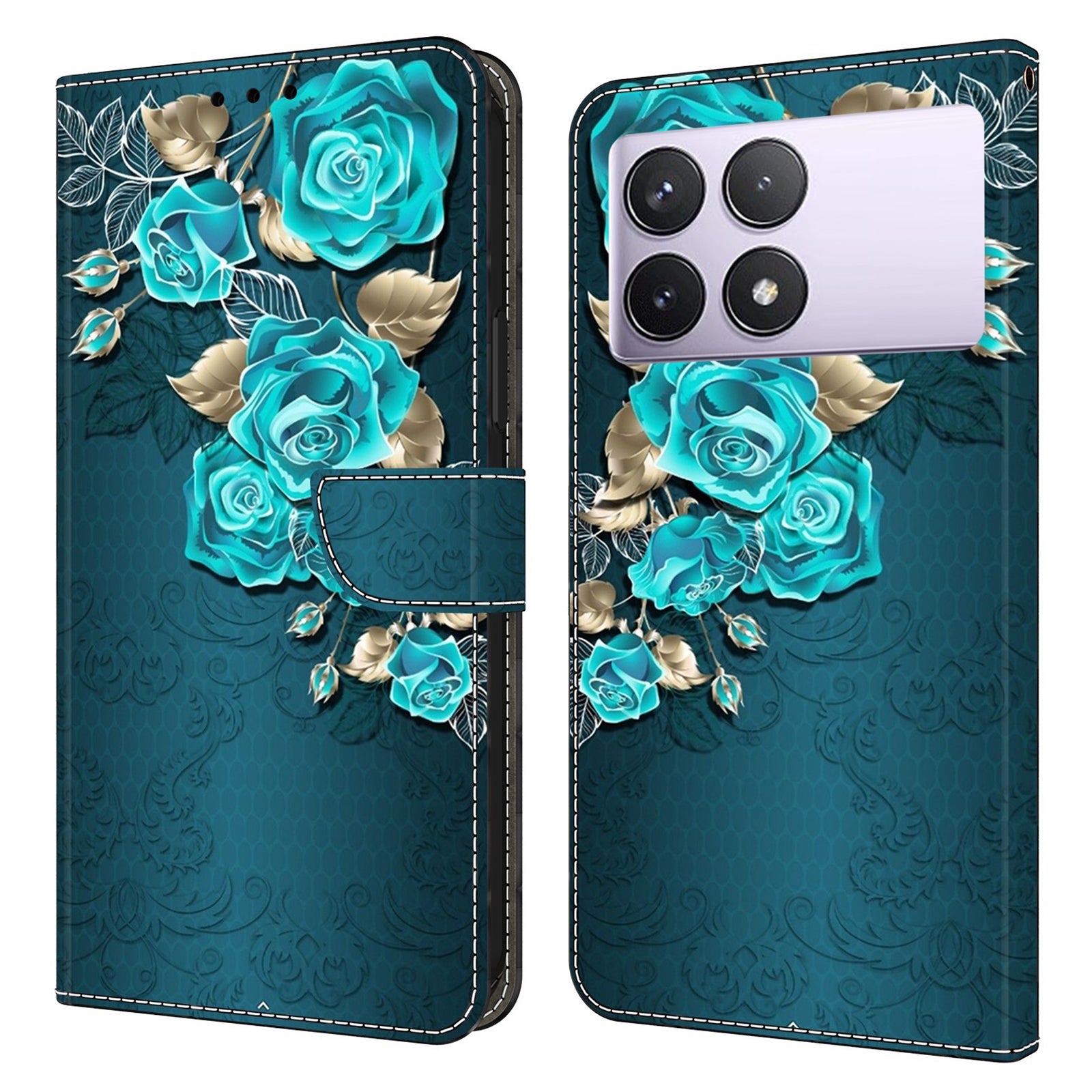 For Xiaomi Redmi K70E 5G / Poco X6 Pro 5G Case Wallet 3D Pattern PU Leather Phone Cover