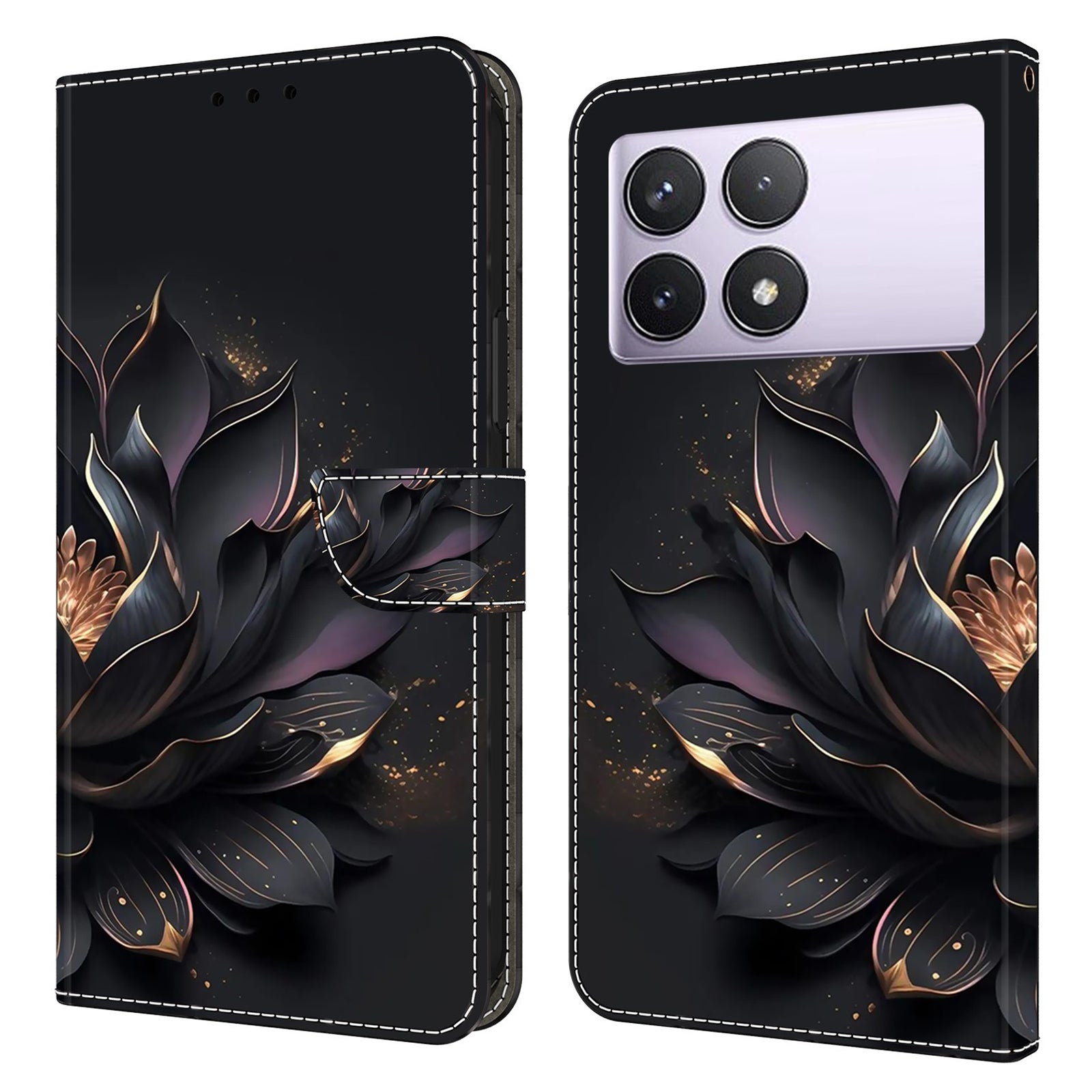 For Xiaomi Redmi K70E 5G / Poco X6 Pro 5G Case Wallet 3D Pattern PU Leather Phone Cover