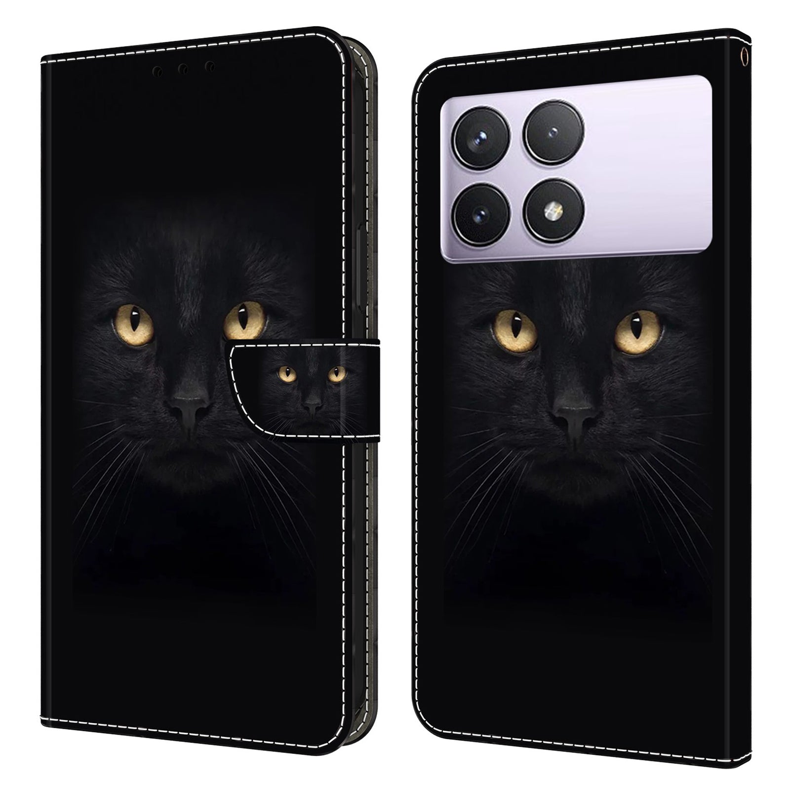 For Xiaomi Redmi K70E 5G / Poco X6 Pro 5G Case Wallet 3D Pattern PU Leather Phone Cover