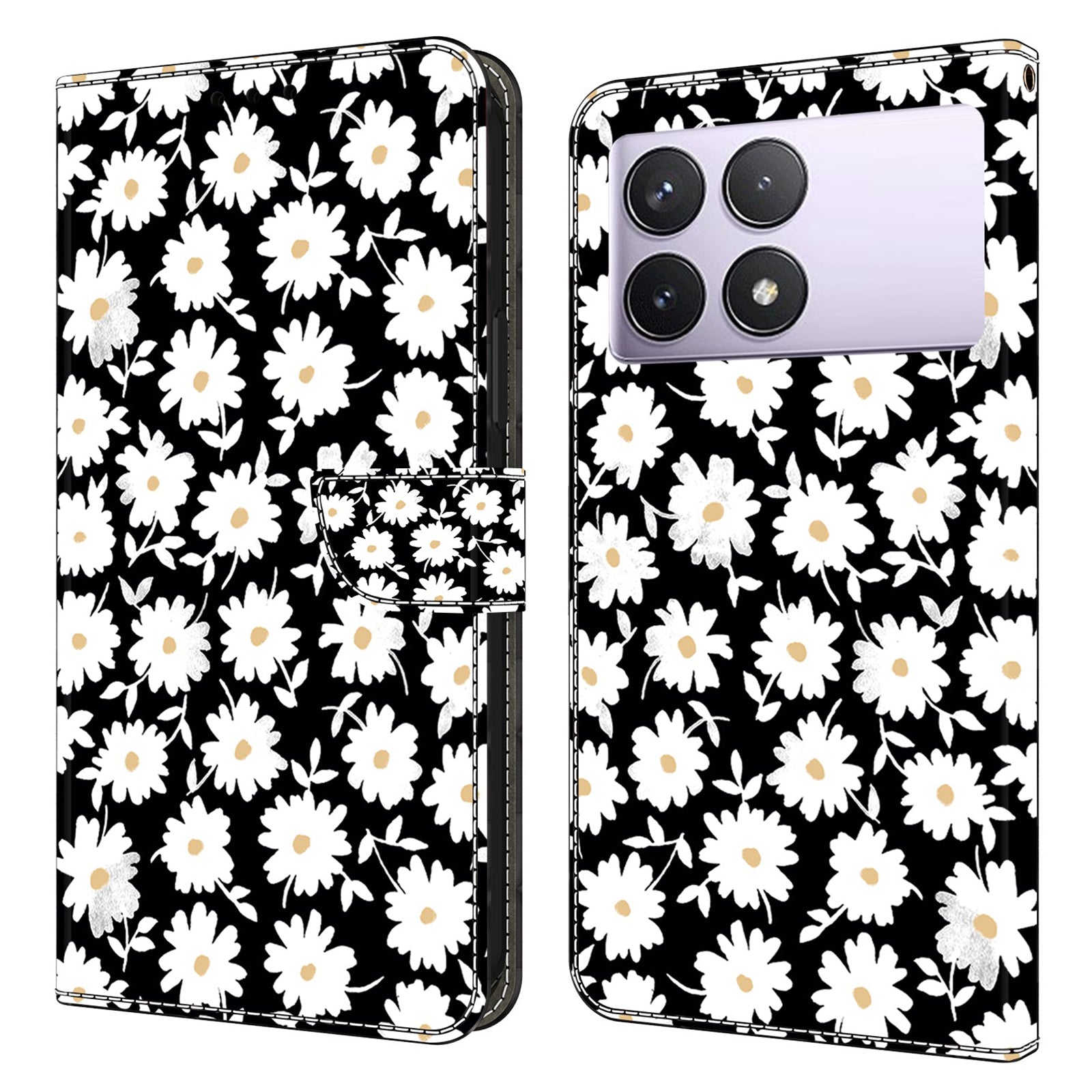 For Xiaomi Redmi K70E 5G / Poco X6 Pro 5G Case Wallet 3D Pattern PU Leather Phone Cover