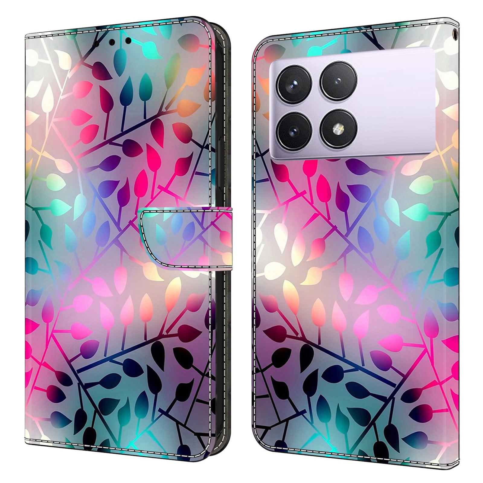 For Xiaomi Redmi K70E 5G / Poco X6 Pro 5G Case Wallet 3D Pattern PU Leather Phone Cover