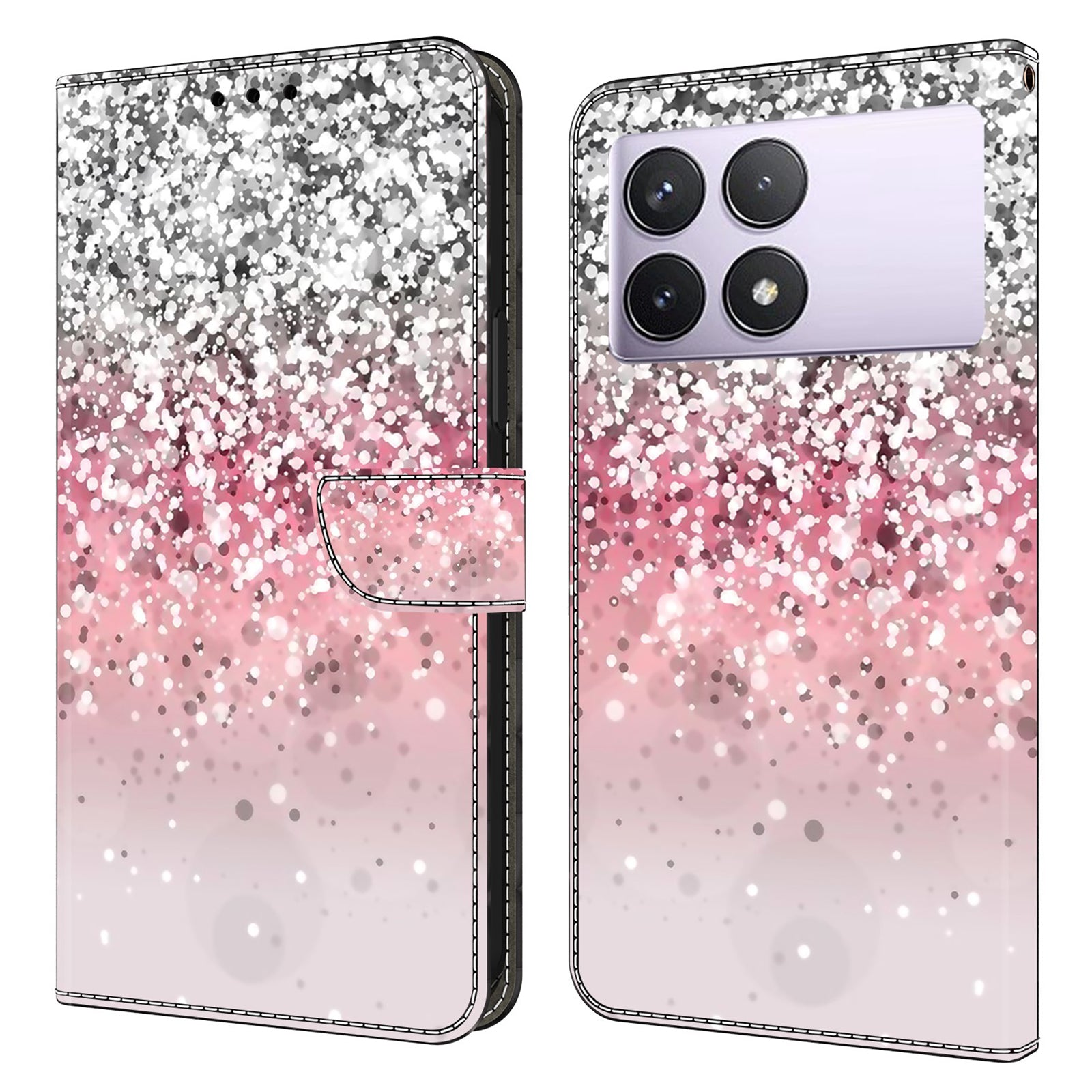 For Xiaomi Redmi K70E 5G / Poco X6 Pro 5G Case Wallet 3D Pattern PU Leather Phone Cover