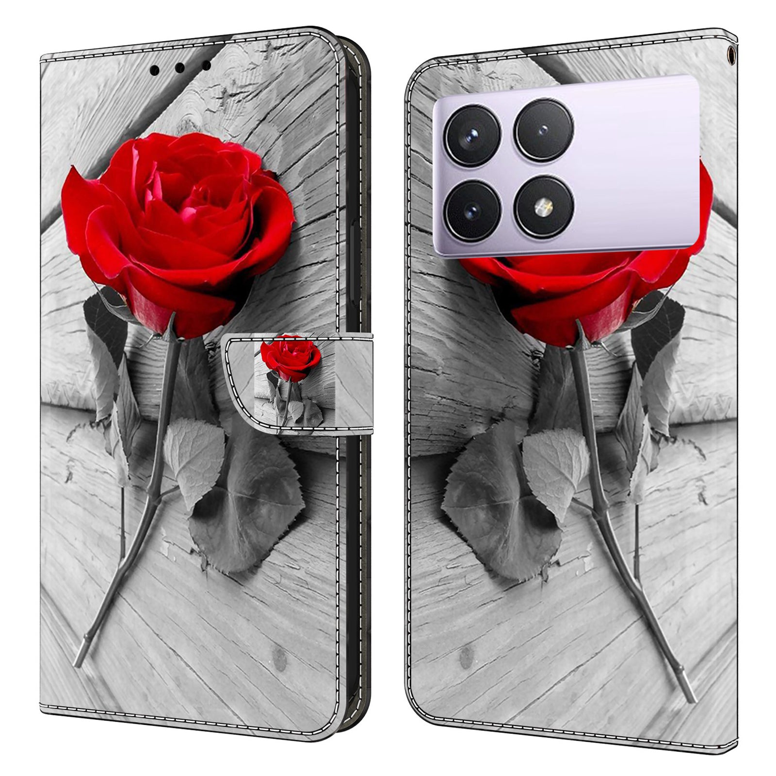 For Xiaomi Redmi K70E 5G / Poco X6 Pro 5G Case Wallet 3D Pattern PU Leather Phone Cover