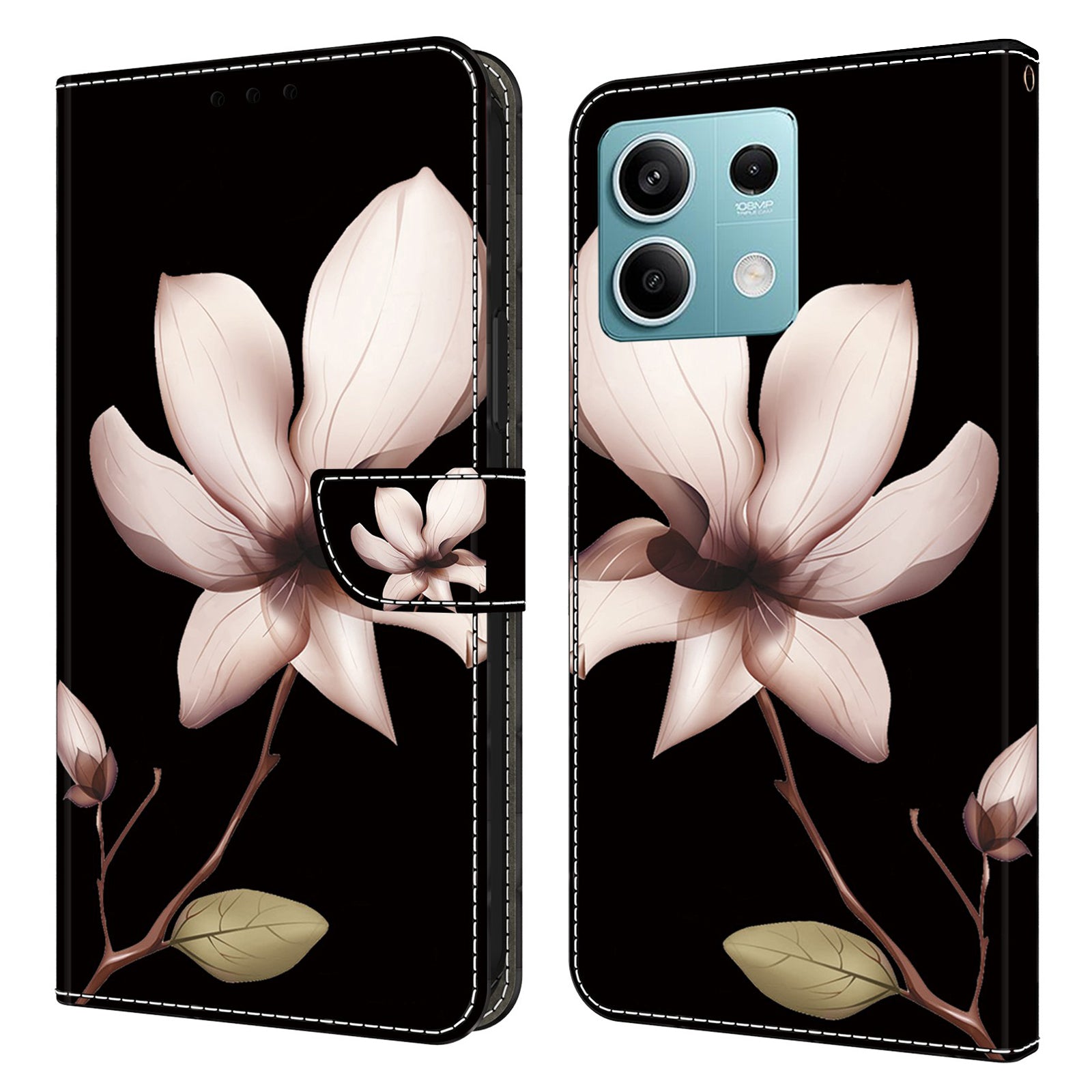 For Xiaomi Redmi Note 13 5G Wallet Case 3D Pattern PU Leather Folio Protective Cover