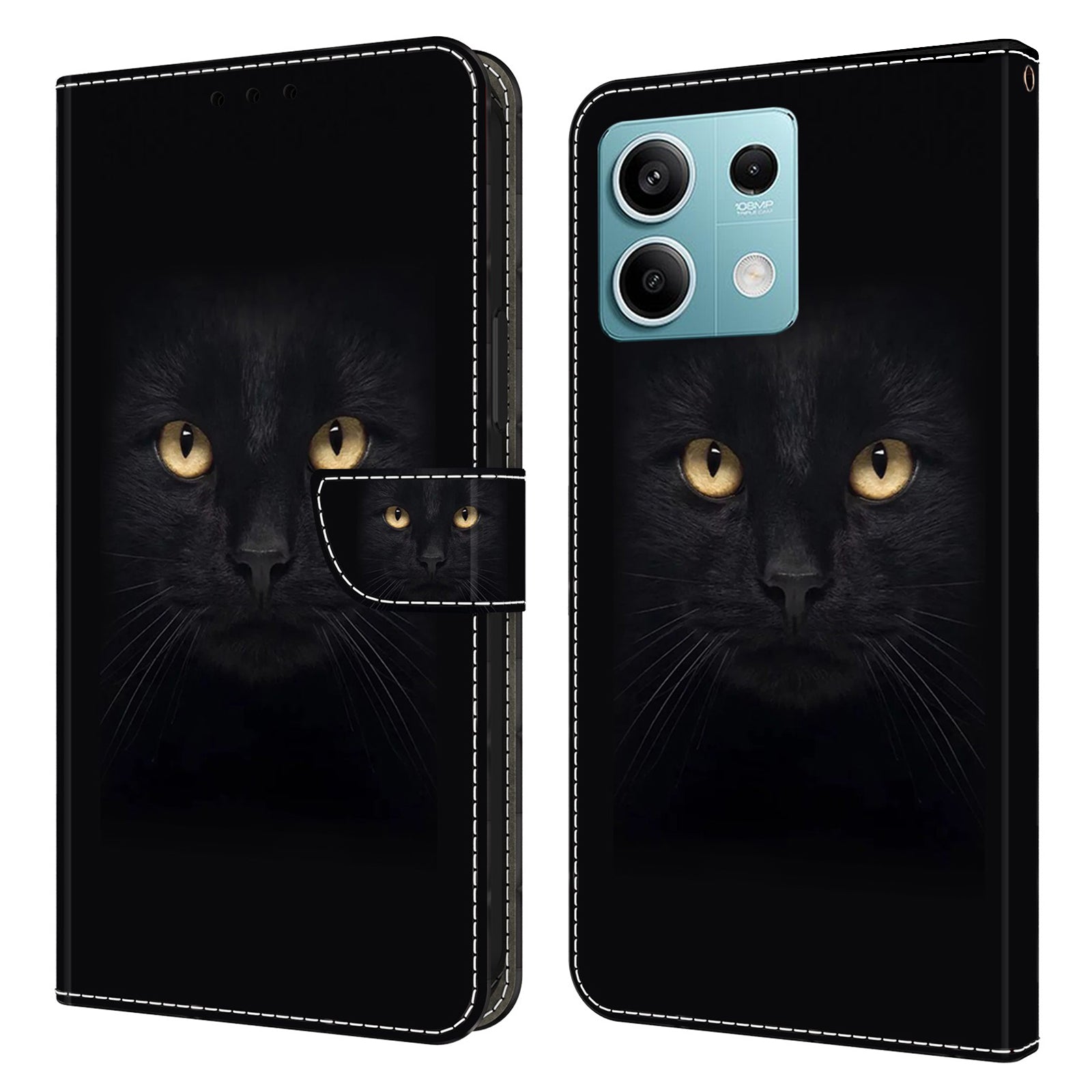 For Xiaomi Redmi Note 13 5G Wallet Case 3D Pattern PU Leather Folio Protective Cover