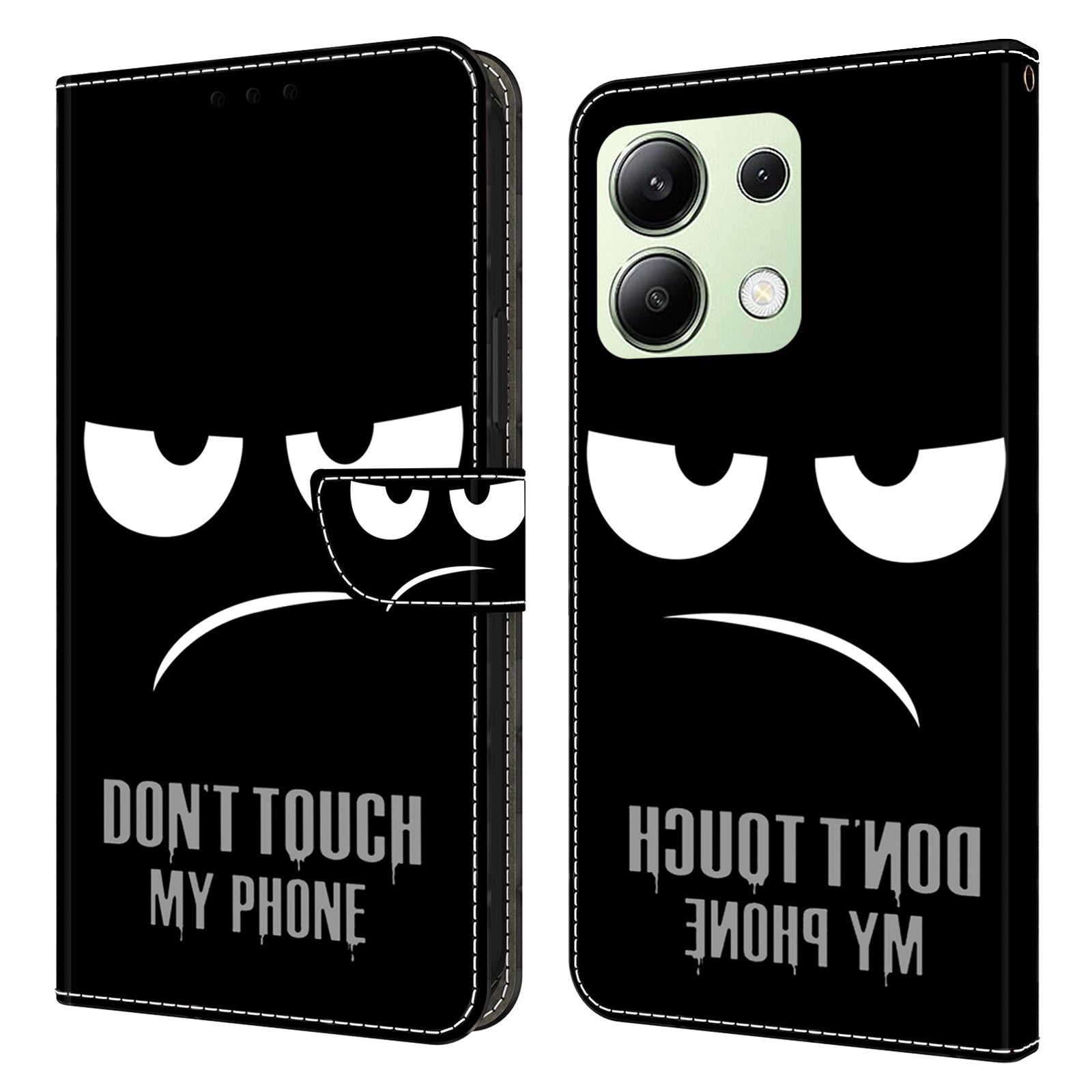 For Xiaomi Redmi Note 13 4G Leather Case 3D Pattern Printed Stand Wallet Phone Cover