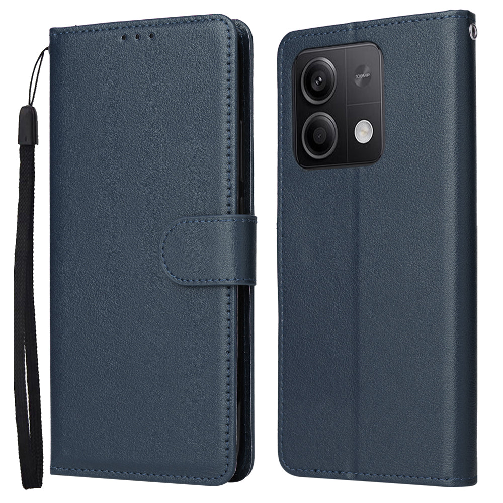 For Xiaomi Redmi Note 13 5G PU Leather Phone Case Card Slots Magnetic Closure Flip Cover