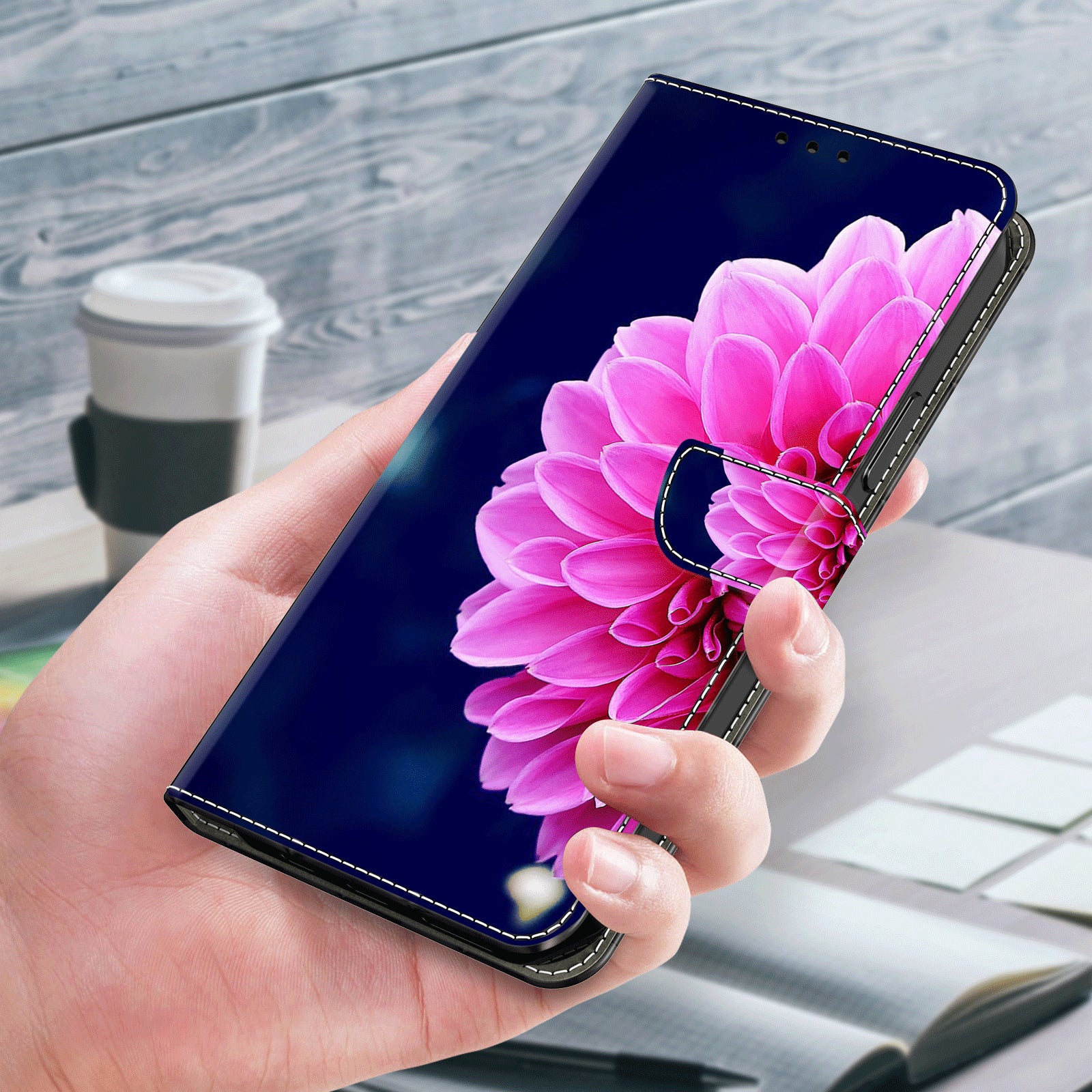 For Xiaomi Redmi Note 13 5G Anti-Drop Case 3D Pattern Printing Wallet Phone Cover