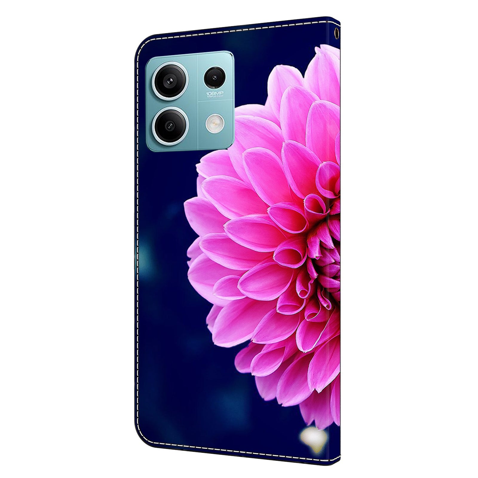 For Xiaomi Redmi Note 13 5G Anti-Drop Case 3D Pattern Printing Wallet Phone Cover