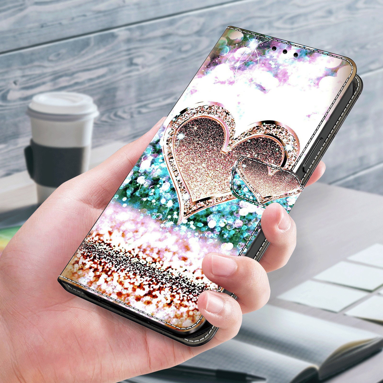 For Xiaomi Redmi Note 13 Pro+ 5G Shockproof Wallet Case 3D Pattern Printing Leather Phone Cover