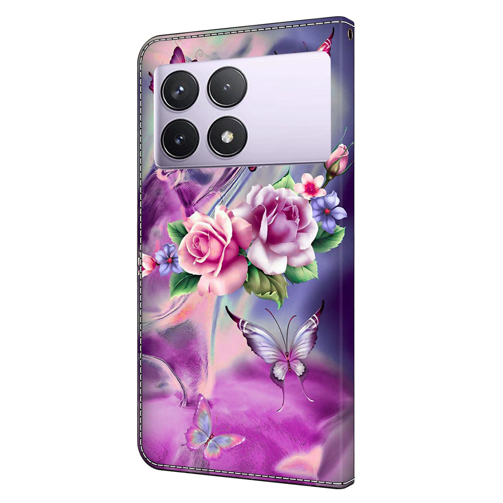 For Xiaomi Redmi K70E 5G / Poco X6 Pro 5G Leather Flip Cover 3D Pattern Printing Wallet Phone Case