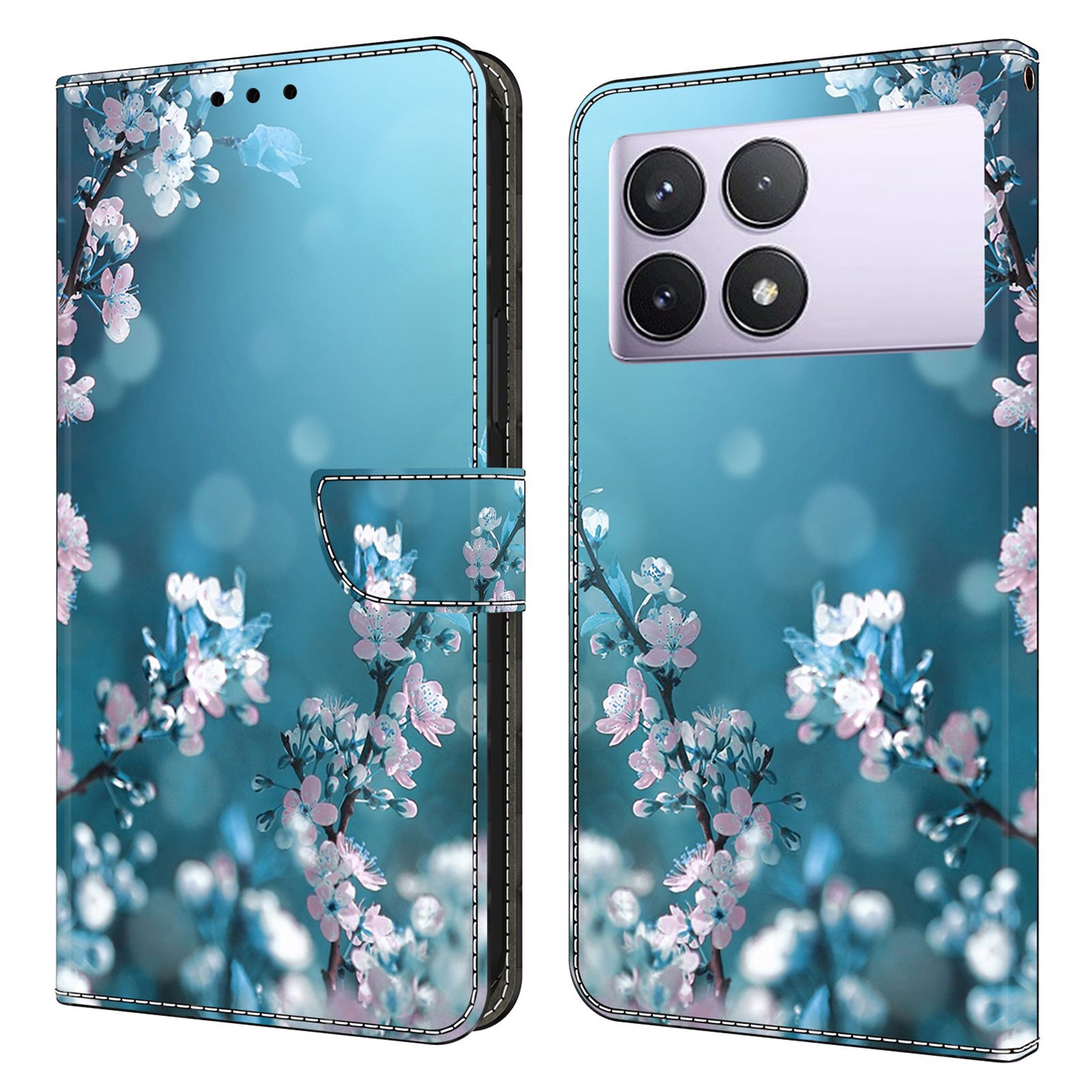 For Xiaomi Redmi K70E 5G / Poco X6 Pro 5G Leather Flip Cover 3D Pattern Printing Wallet Phone Case