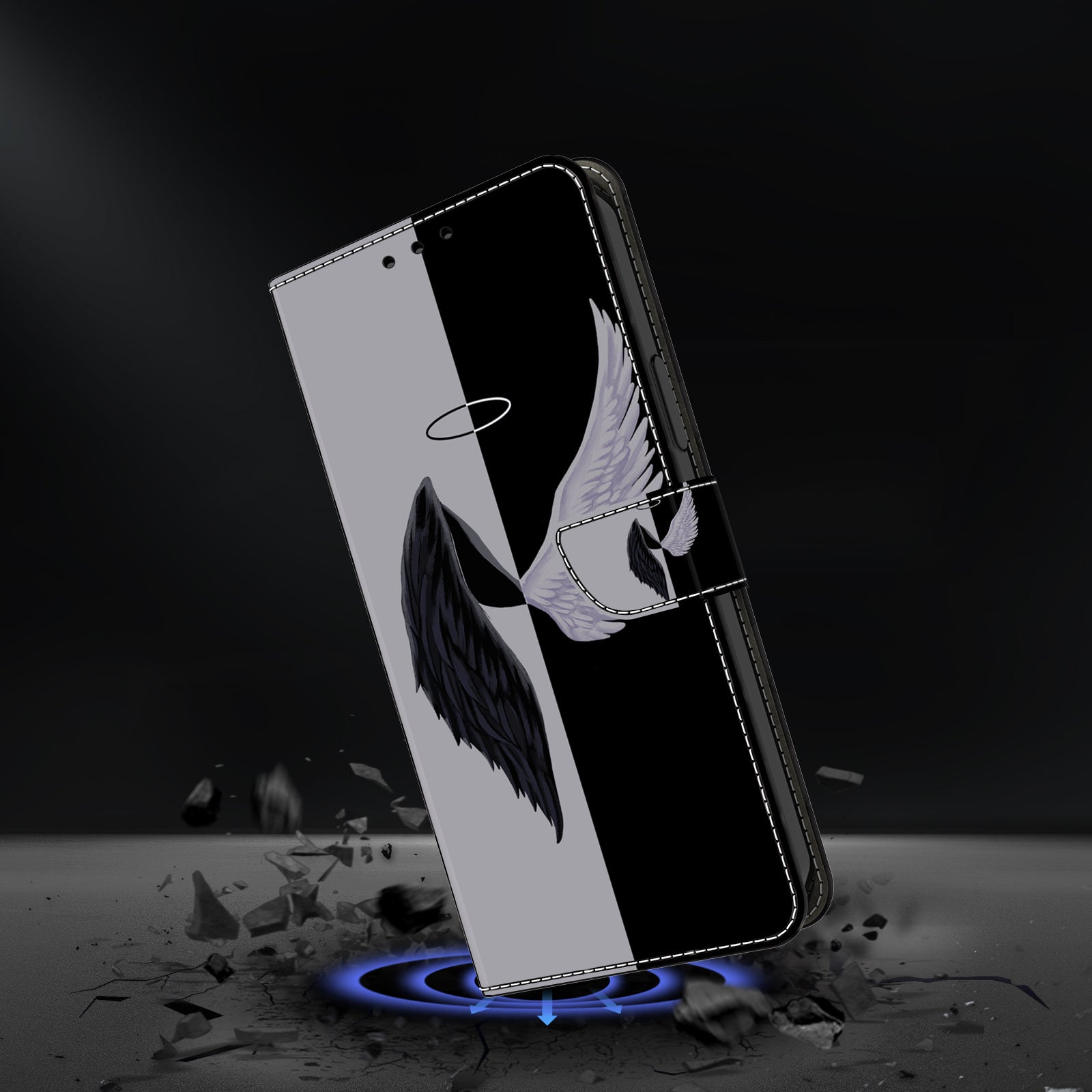 For Motorola Moto G Play (2024) 4G Case 3D Pattern Printng PU Leather Phone Cover with Wallet