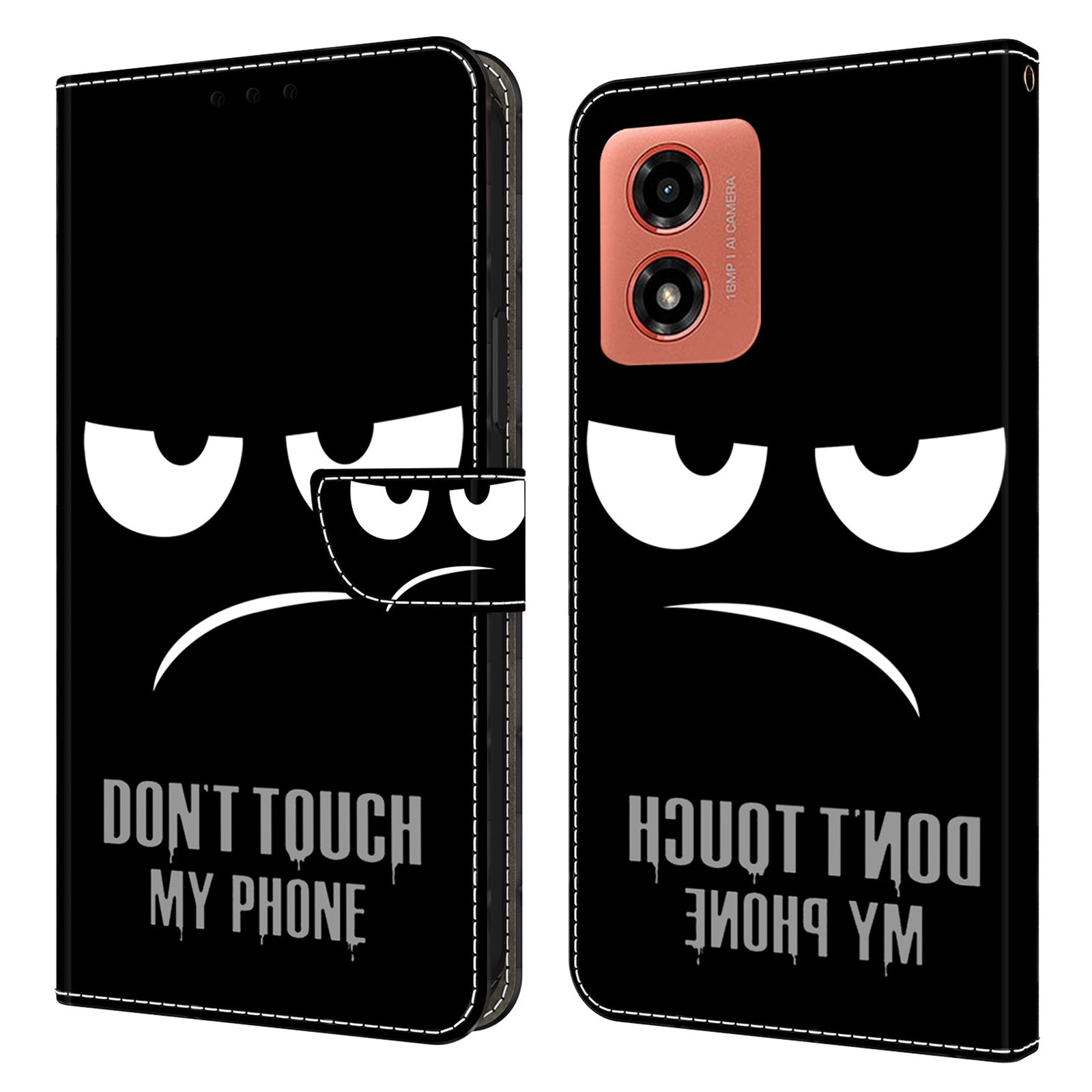 For Motorola Moto G Play (2024) 4G Case 3D Pattern Printng PU Leather Phone Cover with Wallet