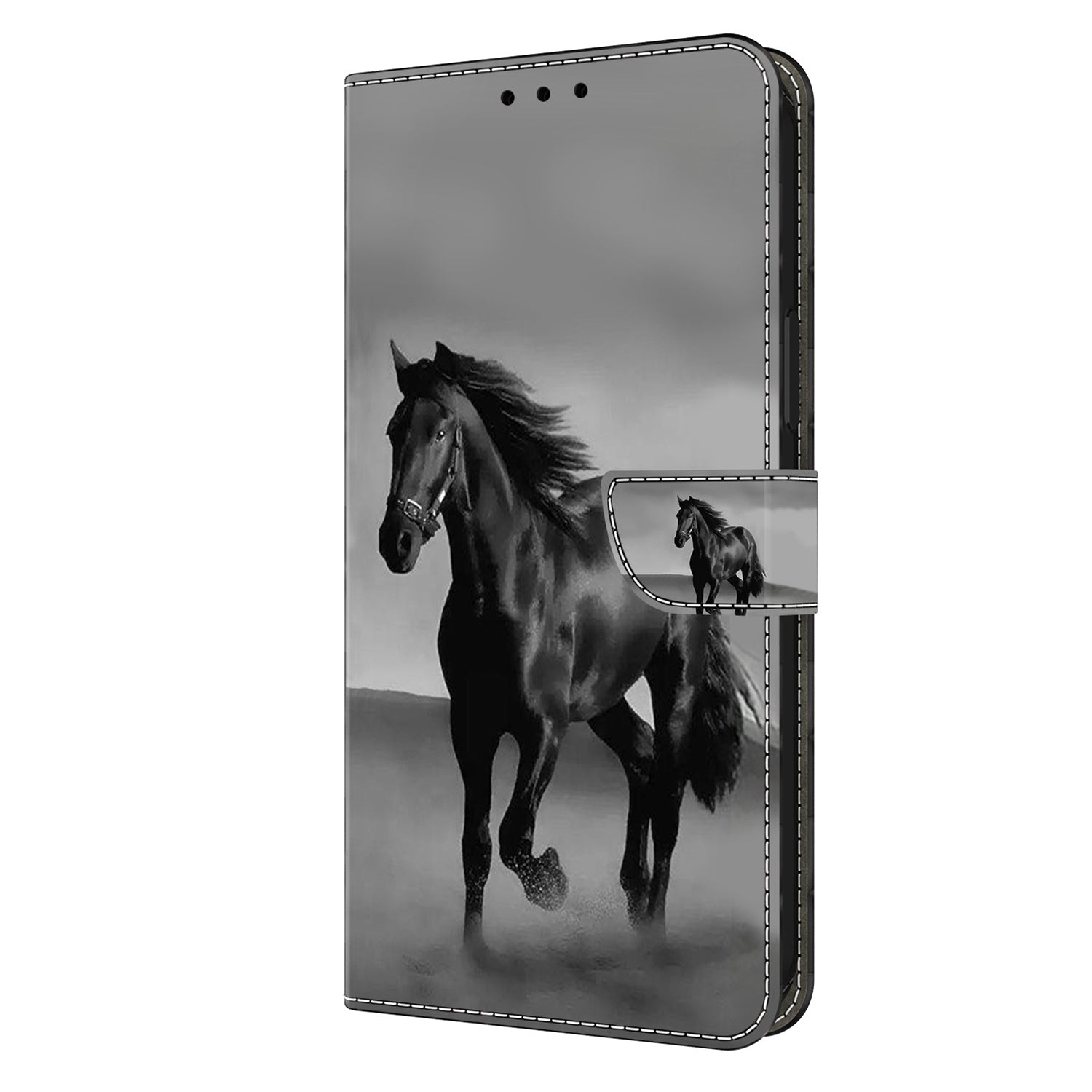 For Motorola Moto G24 Power Case Wallet Stand Phone Leather Cover 3D Pattern Printing