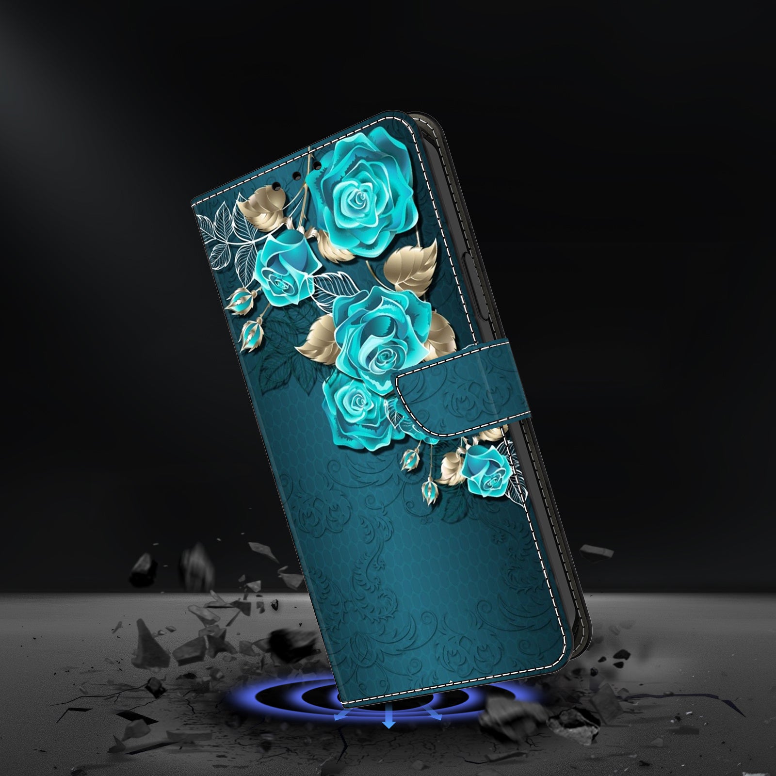 For Motorola Moto G24 4G / G04 4G Case 3D Pattern Printing Leather Wallet Flip Phone Cover