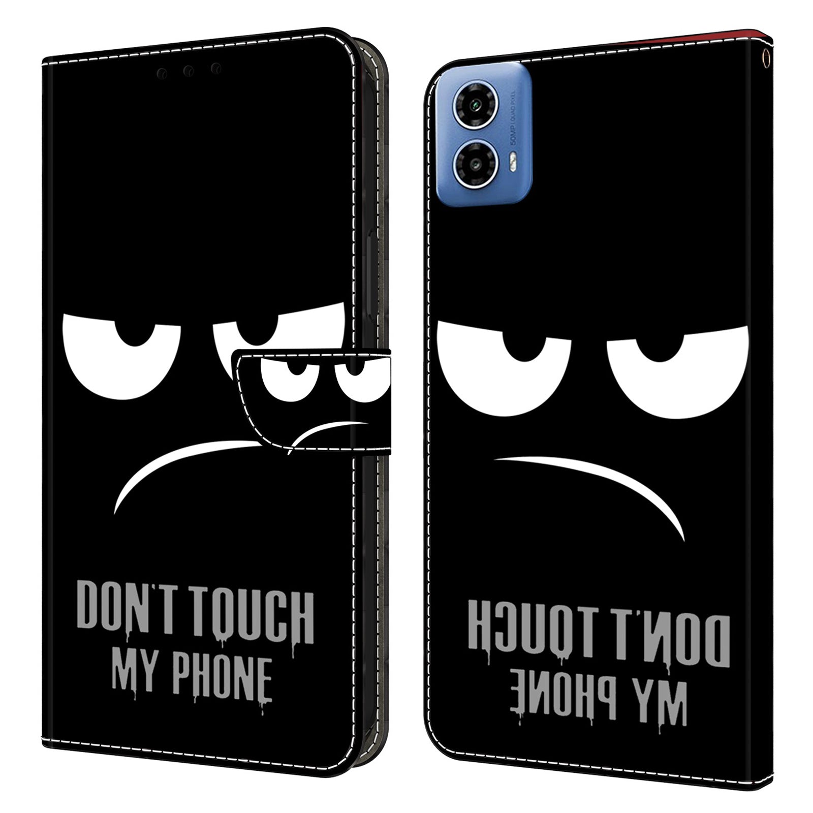 For Motorola Moto G24 4G / G04 4G Case 3D Pattern Printing Leather Wallet Flip Phone Cover