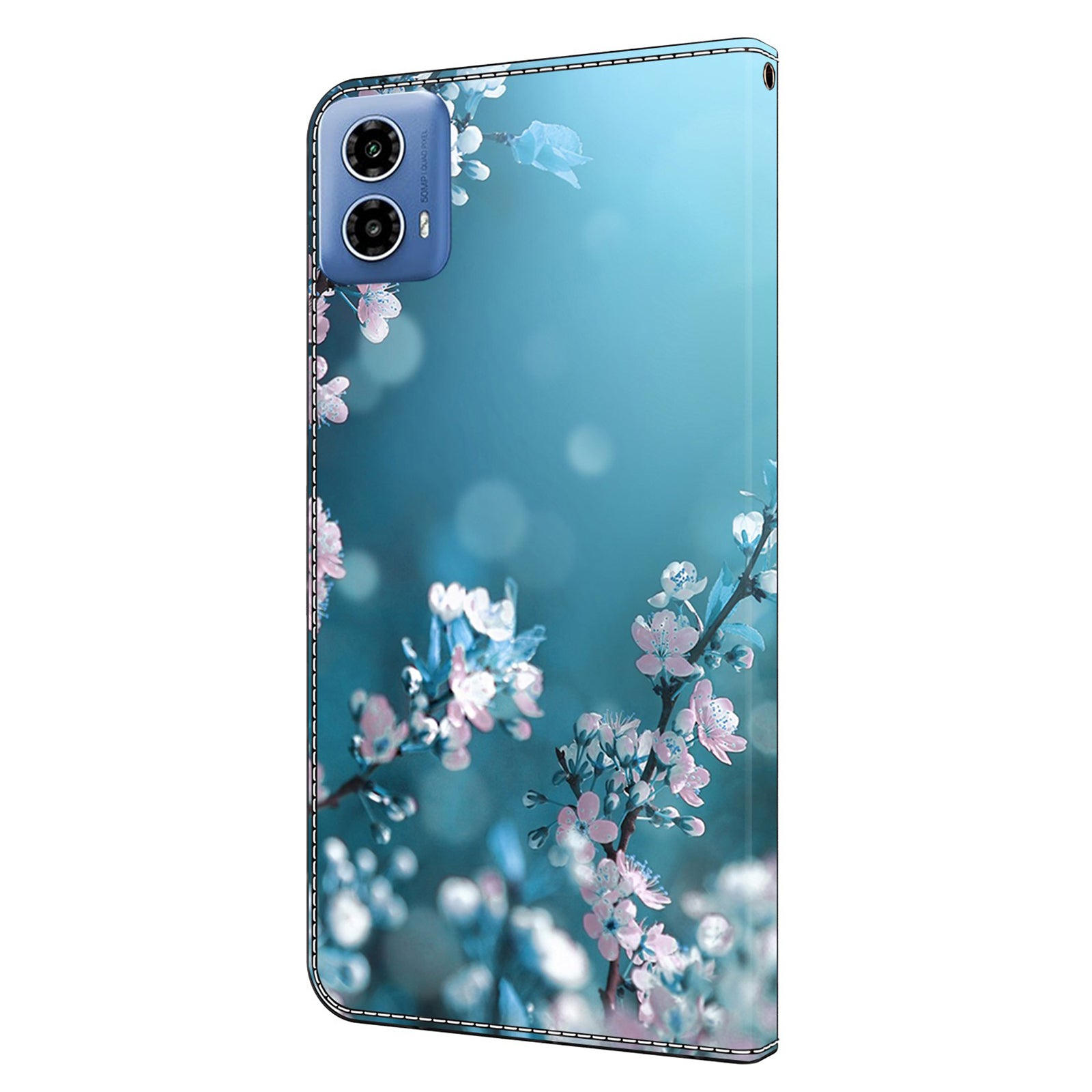 For Motorola Moto G34 5G Leather Case 3D Pattern Printing Stand Wallet Phone Cover