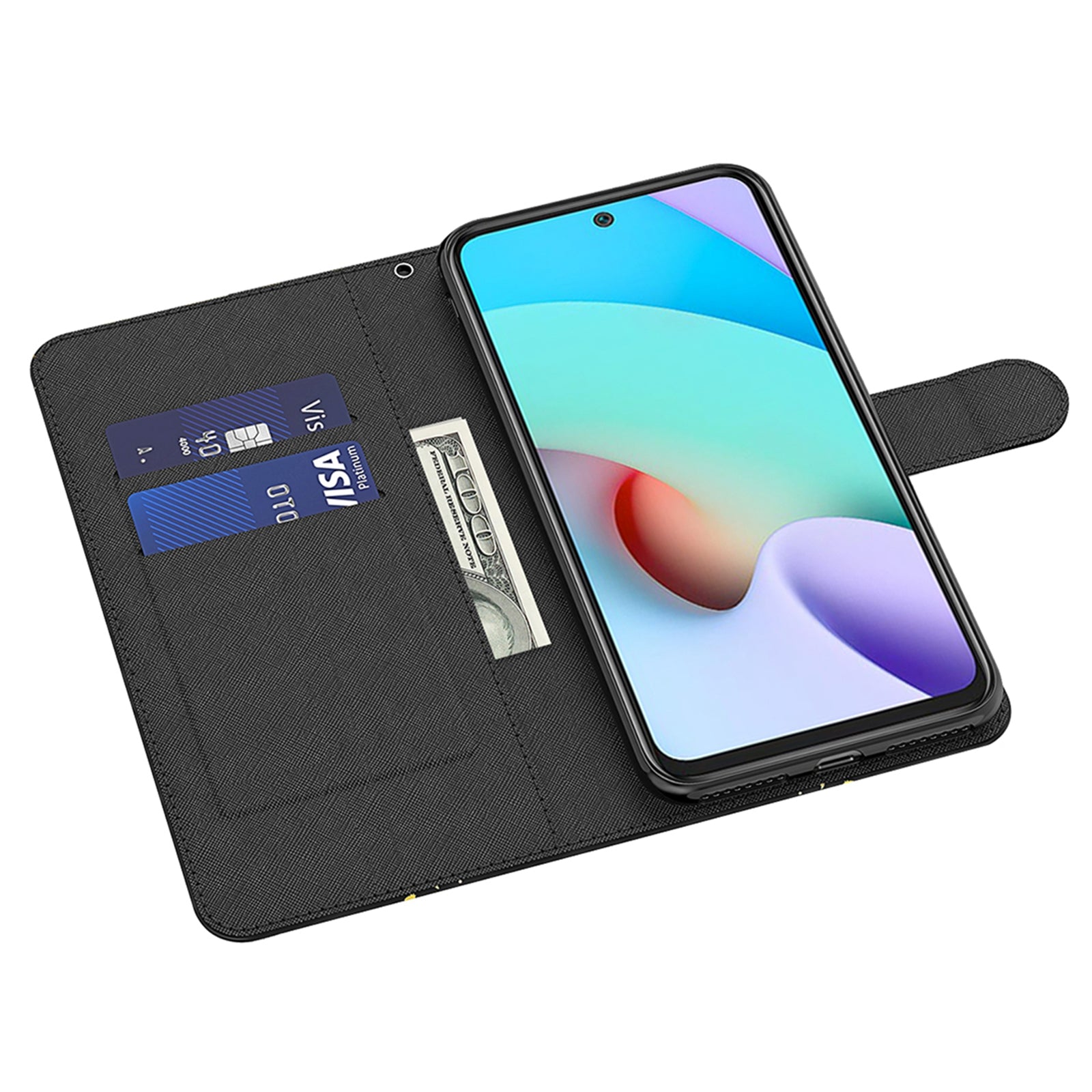 For Xiaomi Redmi Note 13 Pro 5G / Poco X6 5G Case with Hand Strap 3D Pattern Printing Leather Phone Cover