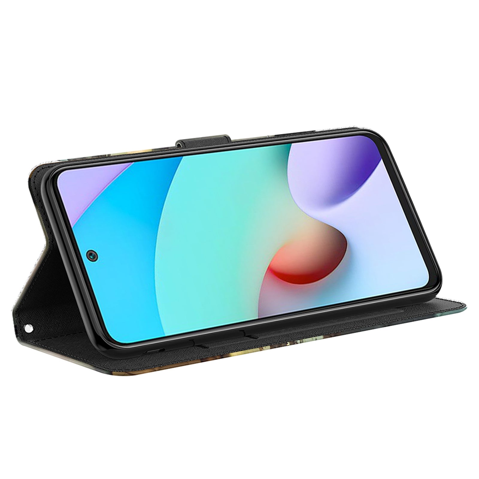 For Xiaomi Redmi Note 13 Pro 5G / Poco X6 5G Case with Hand Strap 3D Pattern Printing Leather Phone Cover