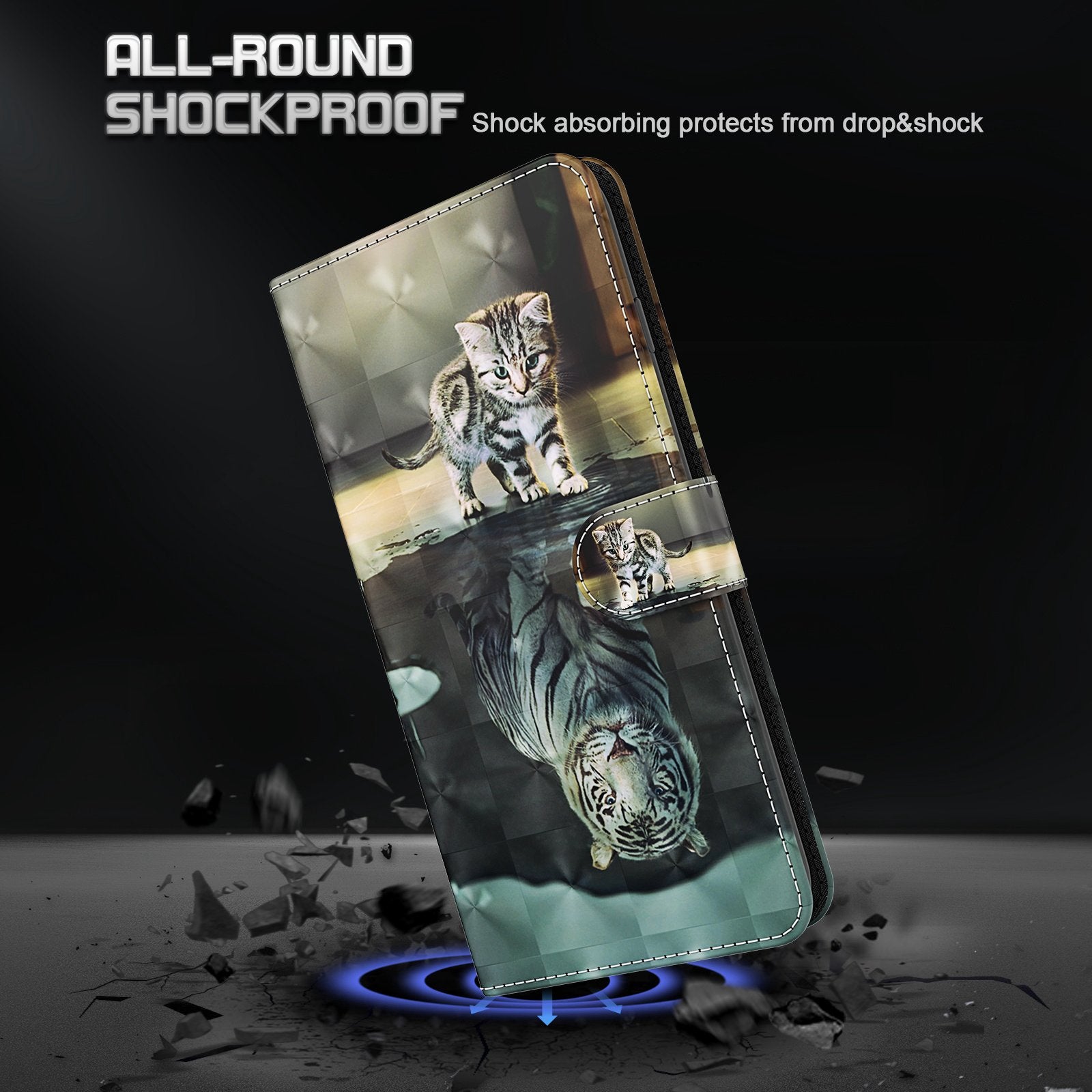 For Xiaomi Redmi Note 13 Pro 5G / Poco X6 5G Case with Hand Strap 3D Pattern Printing Leather Phone Cover