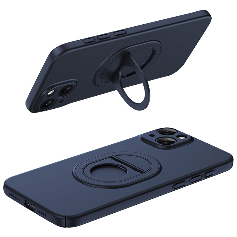 For iPhone 15 Cell Phone Case Frosted Finish Hard PC Cover Compatible with MagSafe