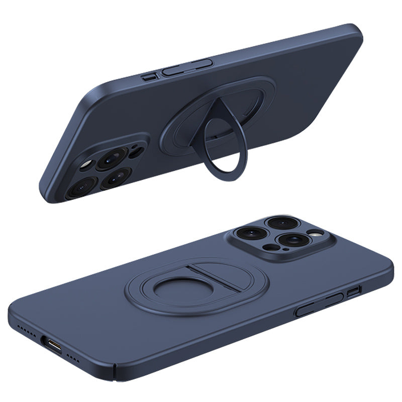 For iPhone 14 Pro Case Anti-fingerprint Hard PC Kickstand Back Phone Cover Compatible with MagSafe